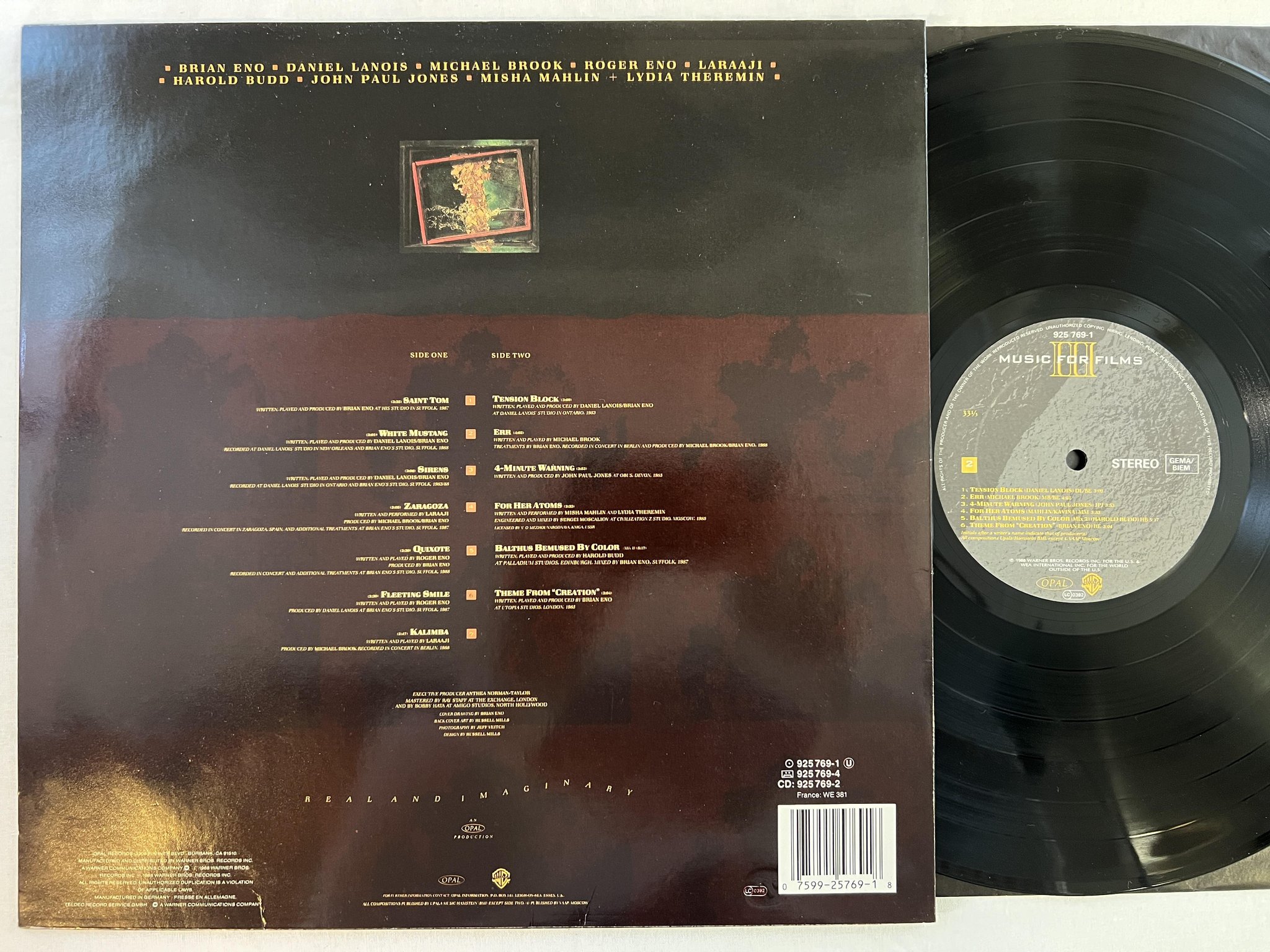 Omslagsbild för skivan V/A Music For Films III LP -88 opal 925 769-1