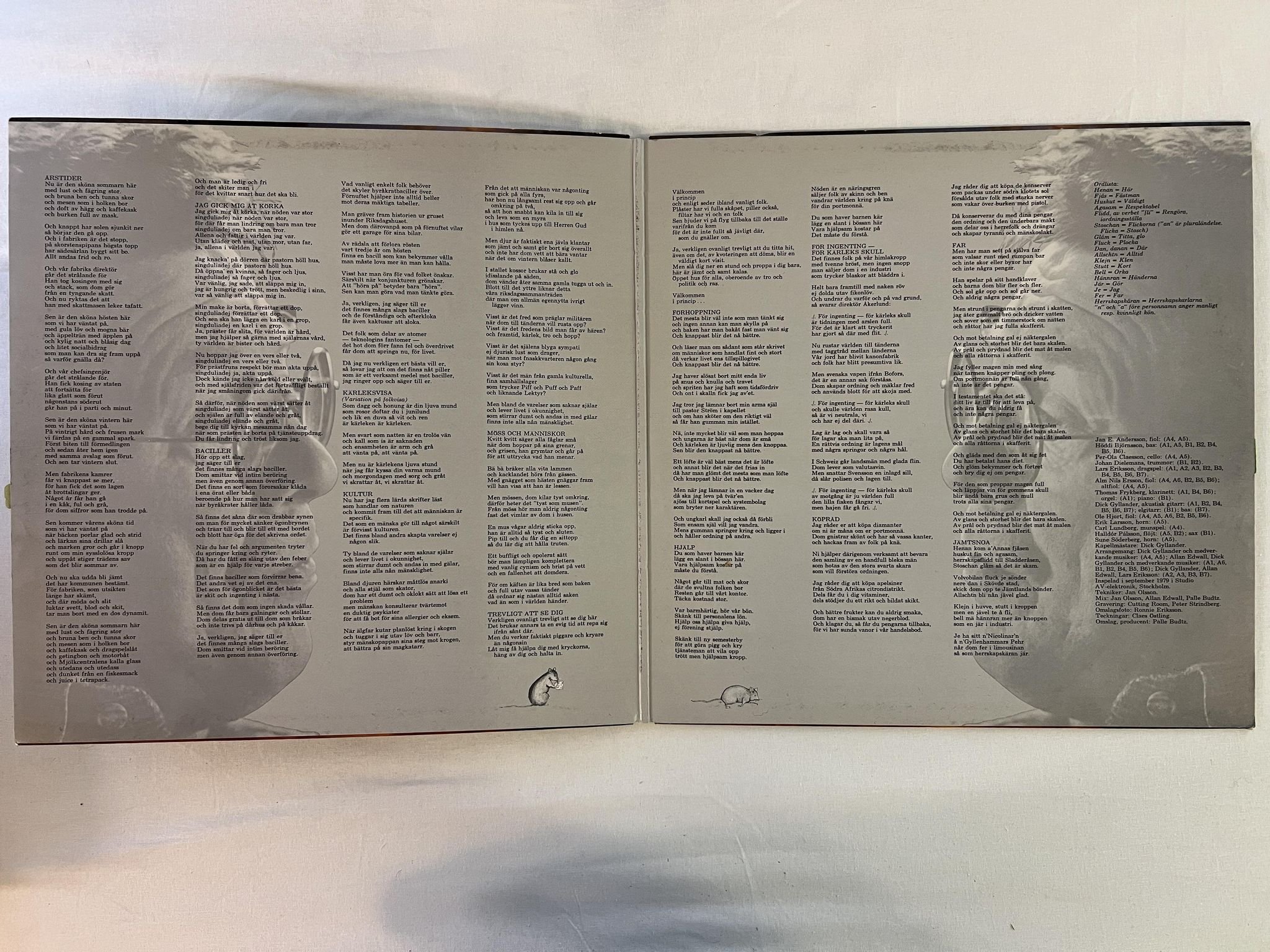 Omslagsbild för skivan ALLAN EDWALL grovdoppa LP -79 Swe A DISC BS 791022