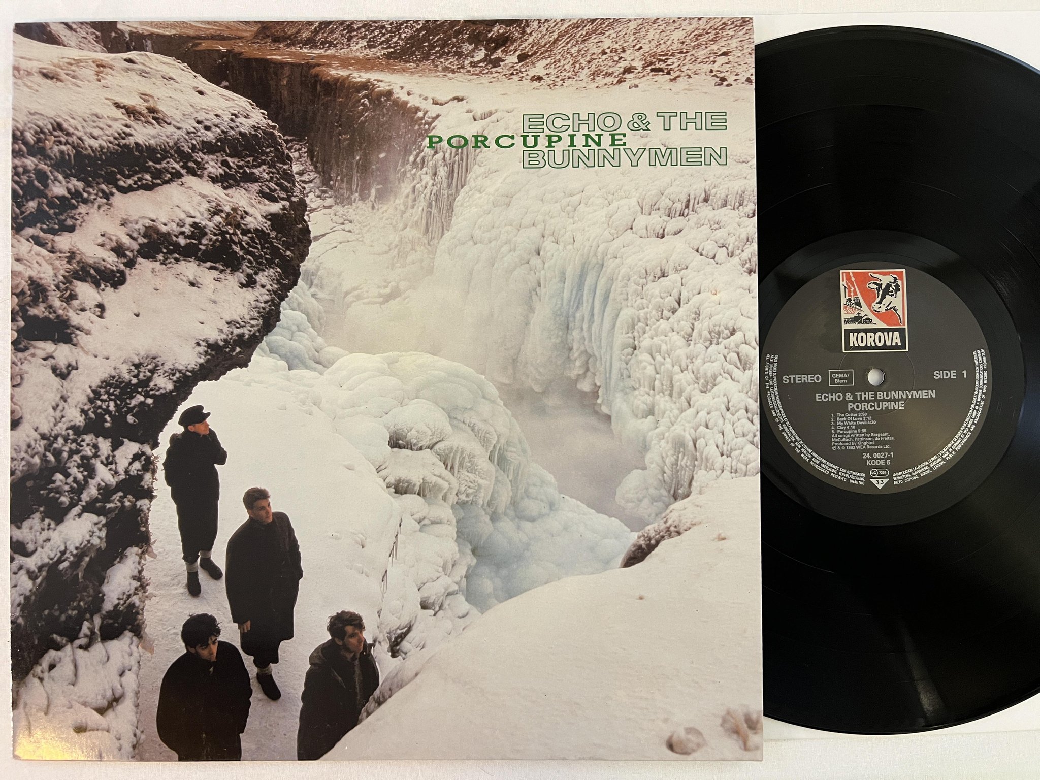Omslagsbild för skivan ECHO & THE BUNNYMEN porcupine LP 83 Ger KOROVA 24 0027-1