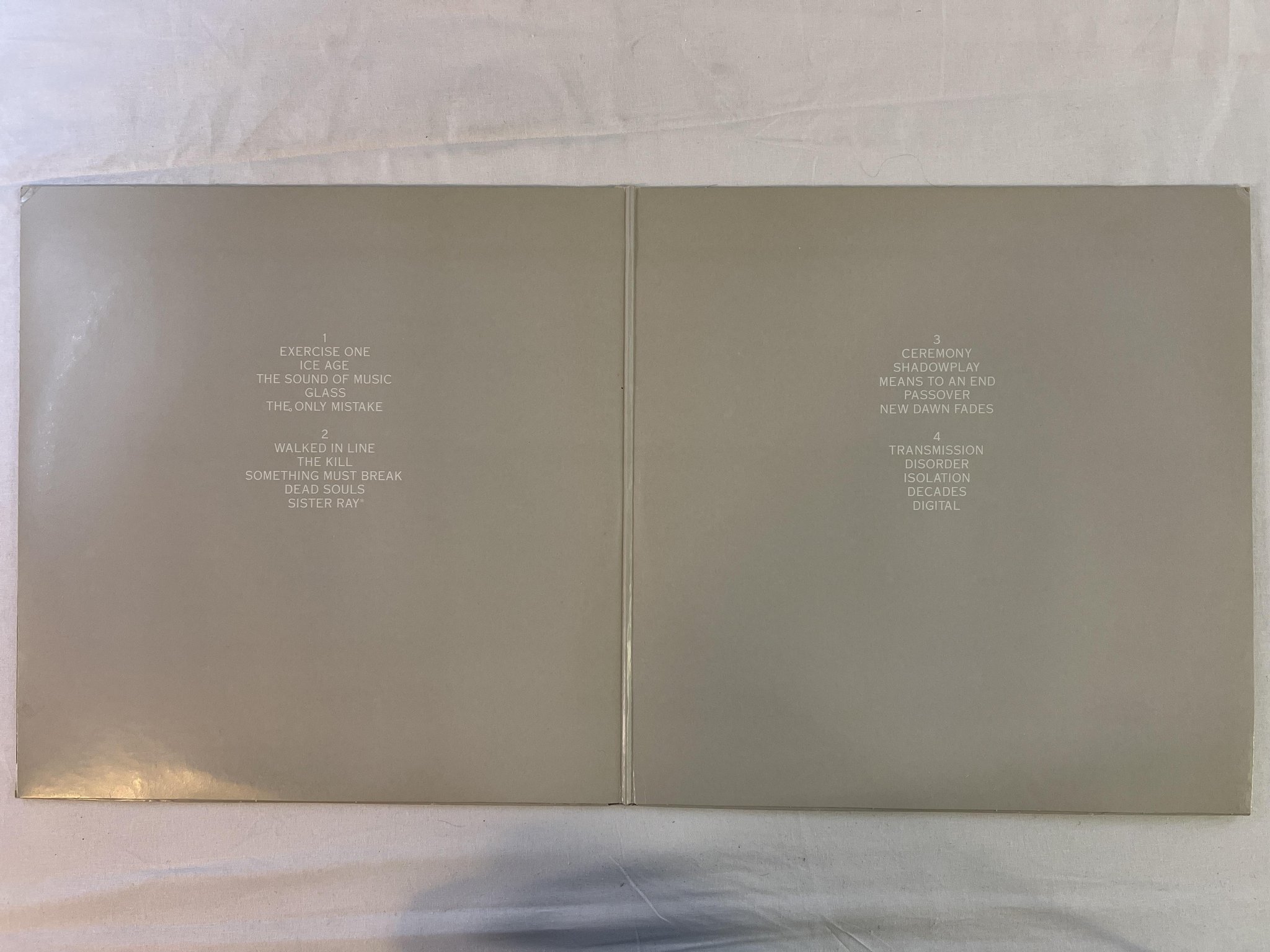 Omslagsbild för skivan JOY DIVISION still 2xLP ITA FACTORY FACT 40
