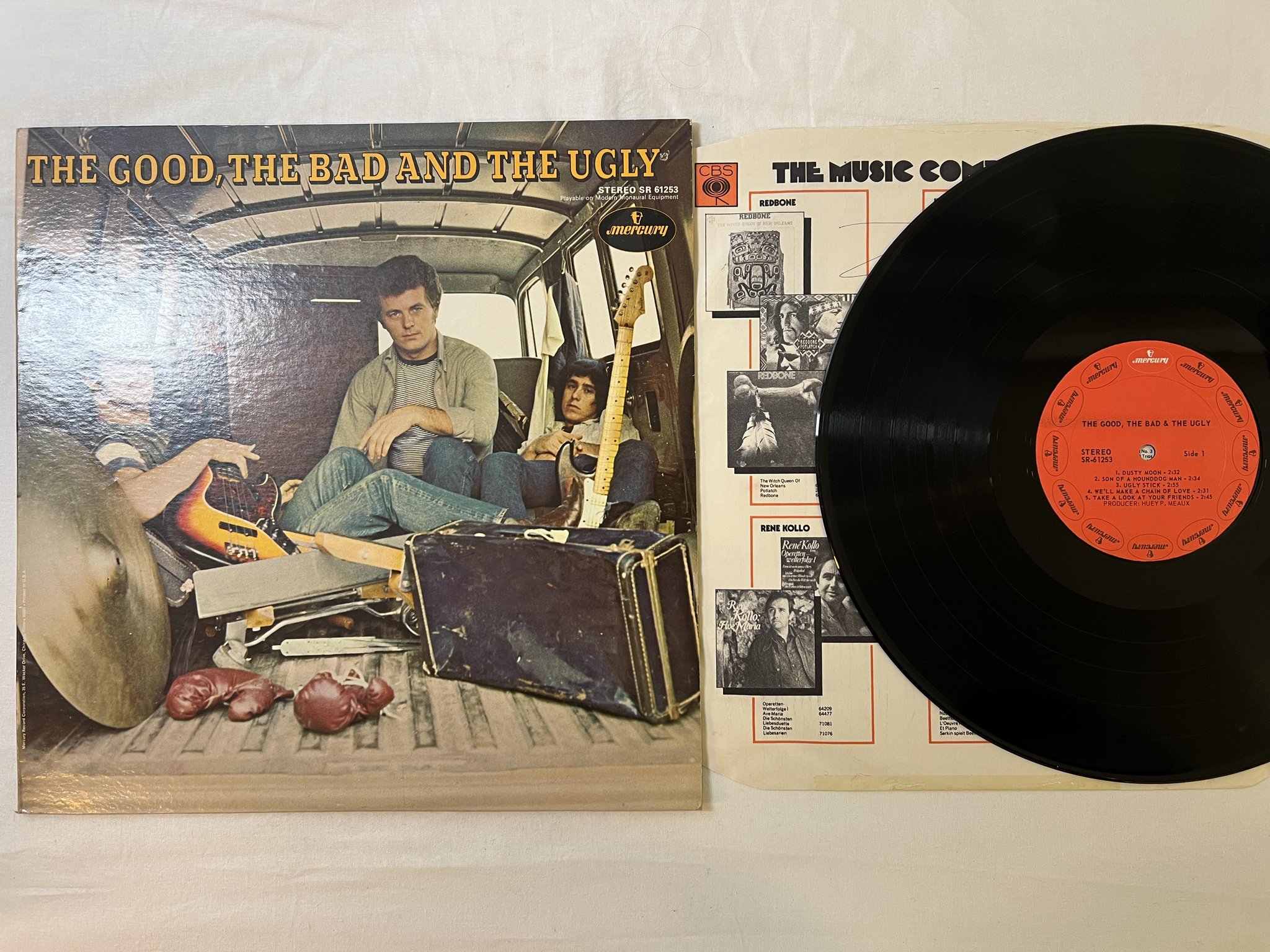 Omslagsbild för skivan THE GOOD THE BAD & THE UGLY LP -70 US MERCURY SR-61253