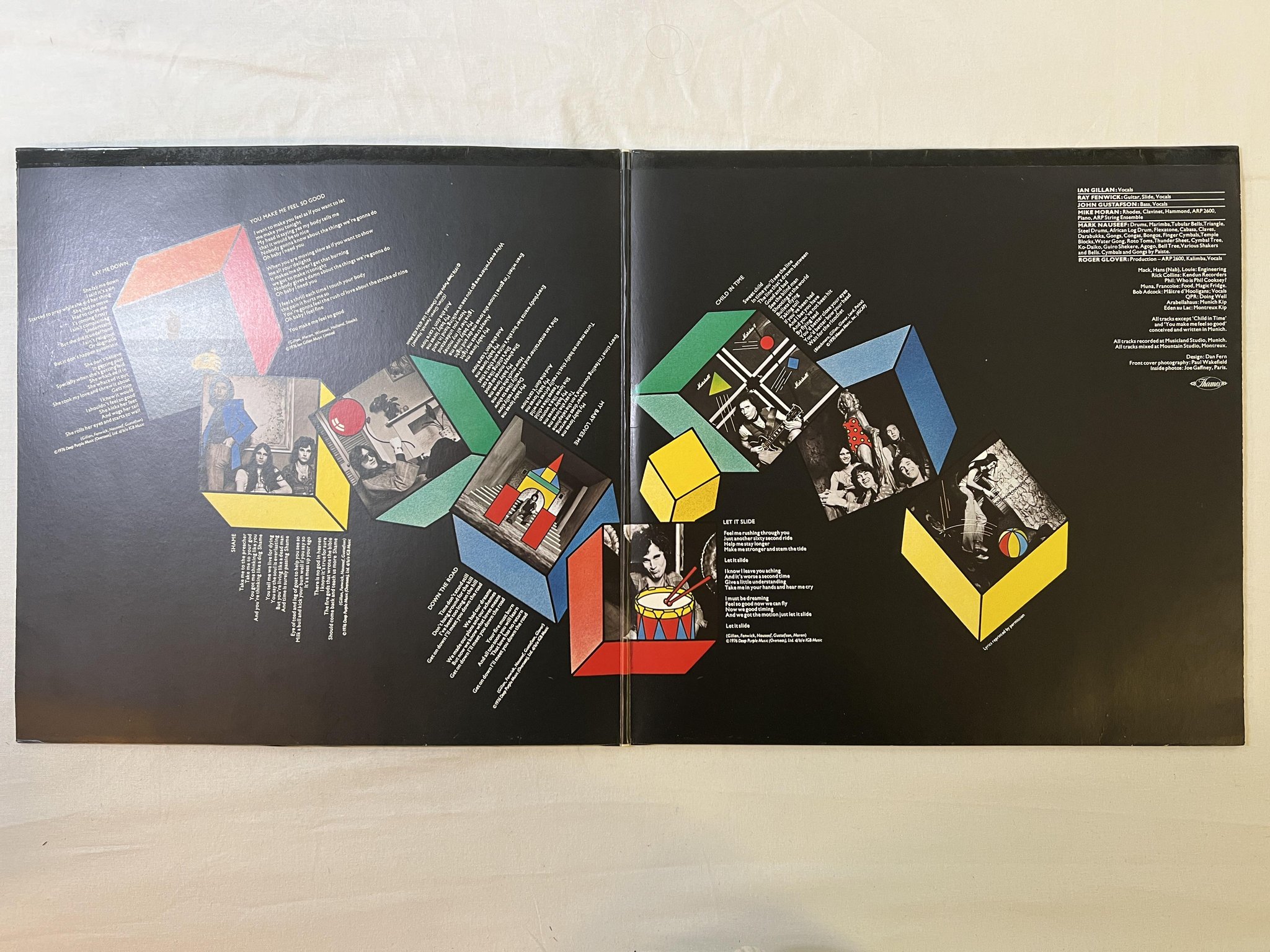 Omslagsbild för skivan IAN GILLAN BAND Child In Time LP -76 Ger OYSTER 2391 232