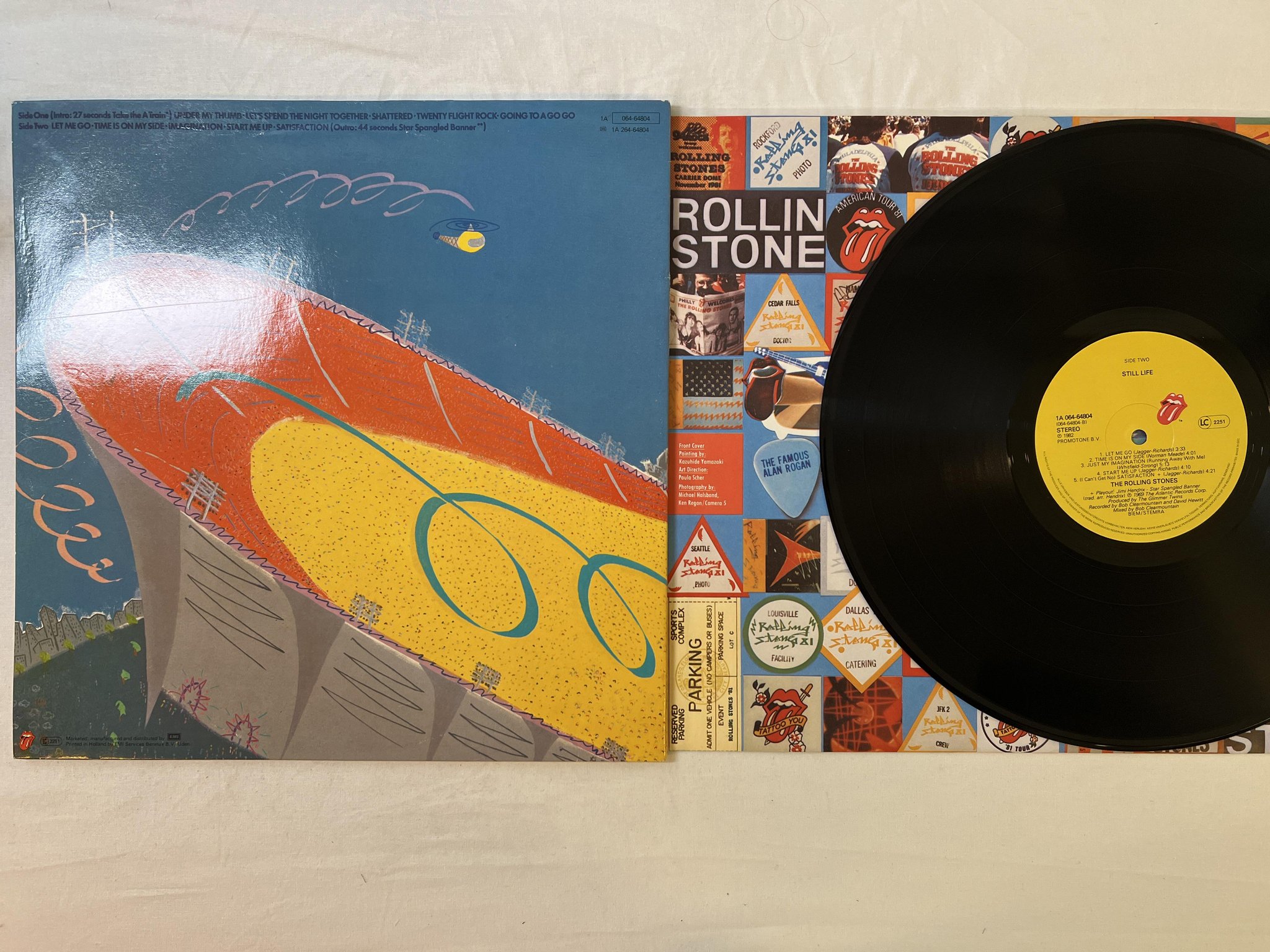 Omslagsbild för skivan THE ROLLING STONES still life LP EEC 1A 064-64804