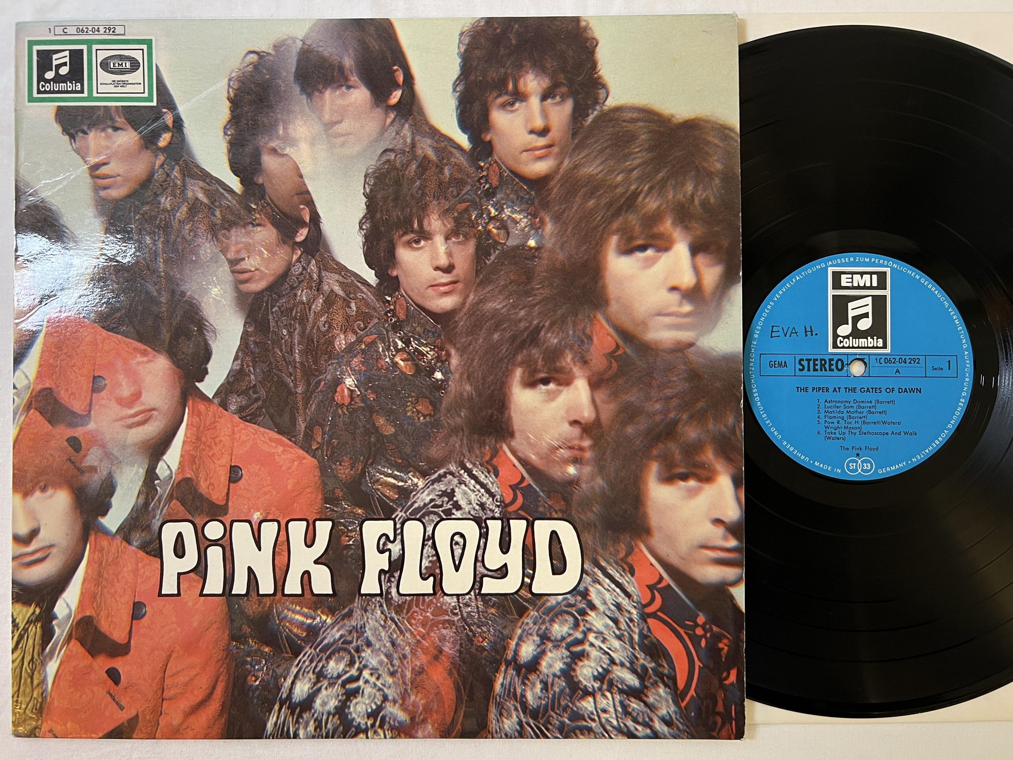 Omslagsbild för skivan PINK FLOYD the piper of the gates of dawn LP Ger EMI/COLUMBIA 1C 062-04292