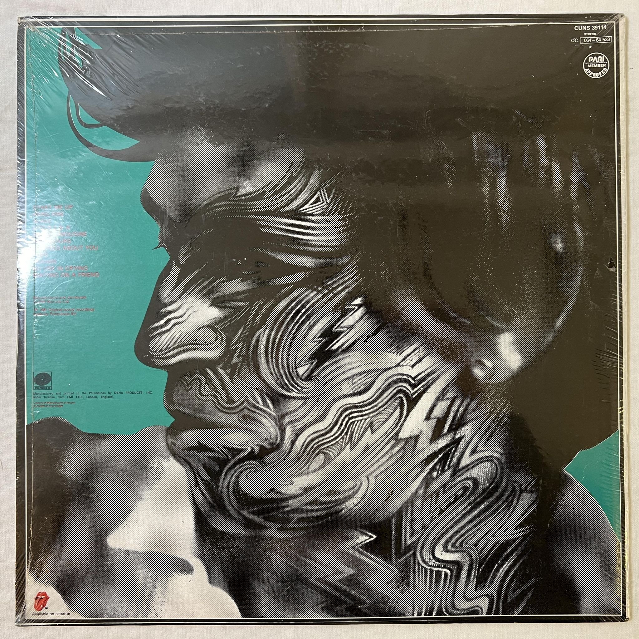 Omslagsbild för skivan THE ROLLING STONES tattoo you LP -81 Philippines EMI CUNS 39114 * S E A L E D *