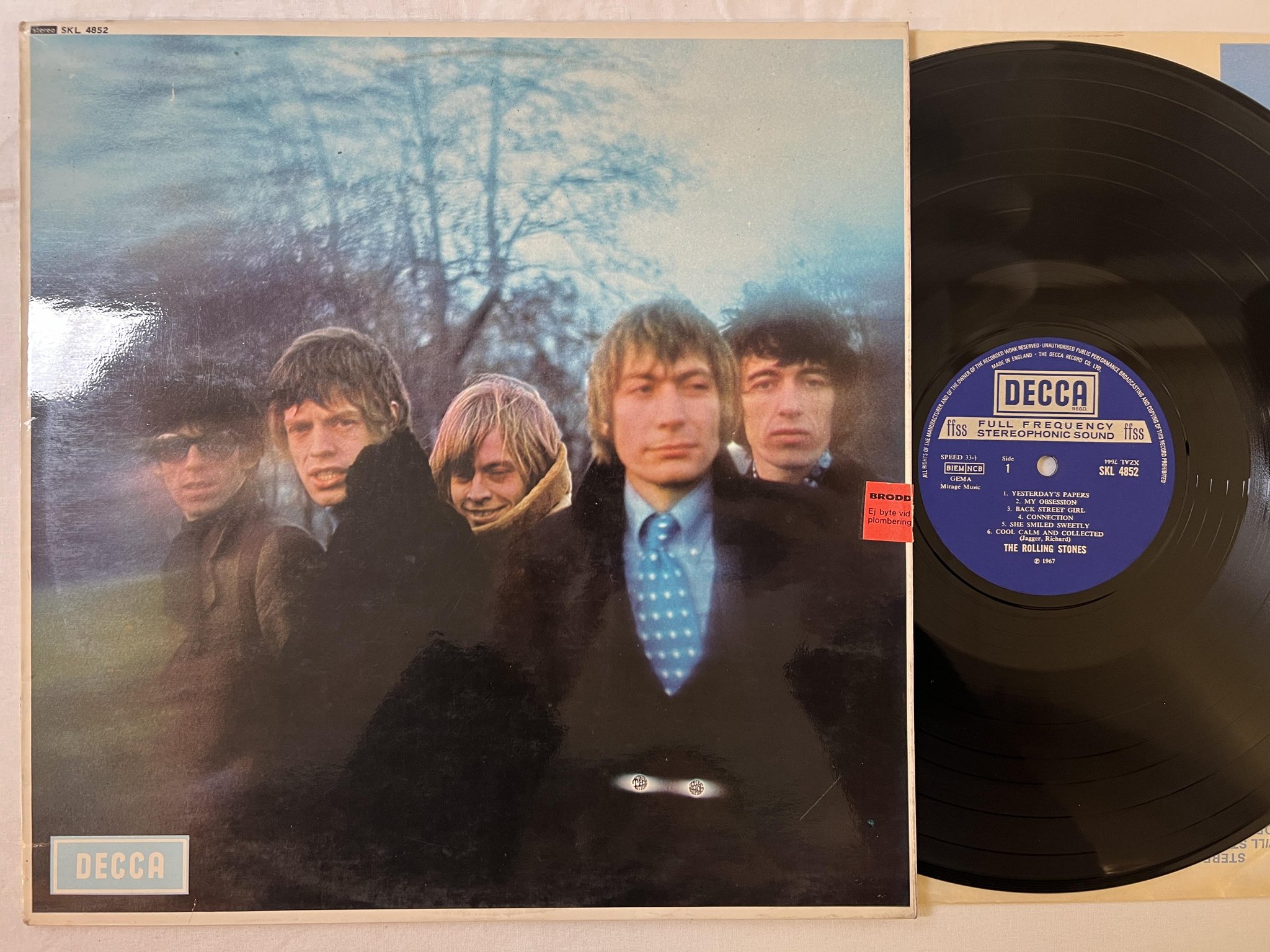Omslagsbild för skivan THE ROLLING STONES between the buttons LP UK DECCA SKL 4852