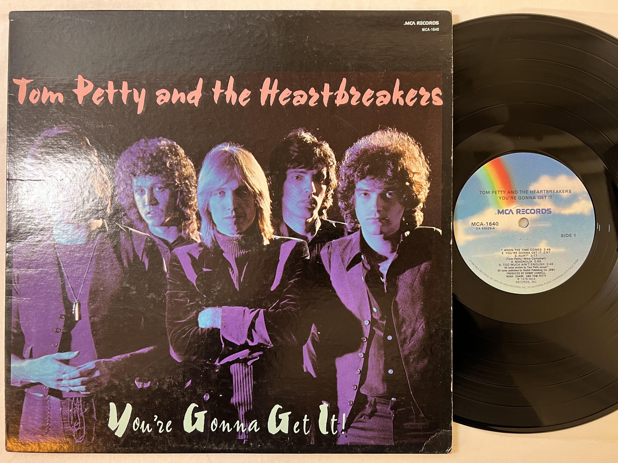 Omslagsbild för skivan TOM PETTY AND THE HEARTBREAKERS you're gonna get it LP -78 US MCA 1640