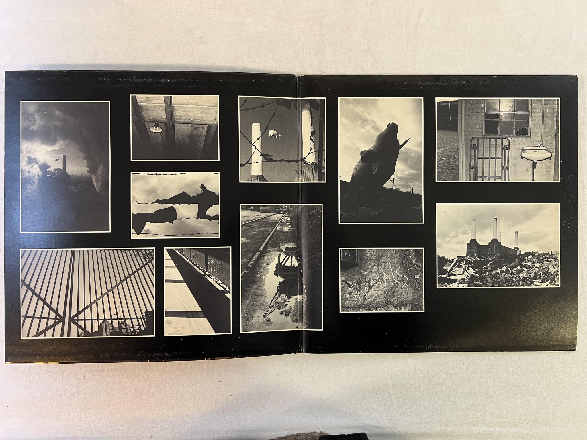 Omslagsbild för skivan PINK FLOYD animals LP -77 ncb HARVEST 7C 064-98434