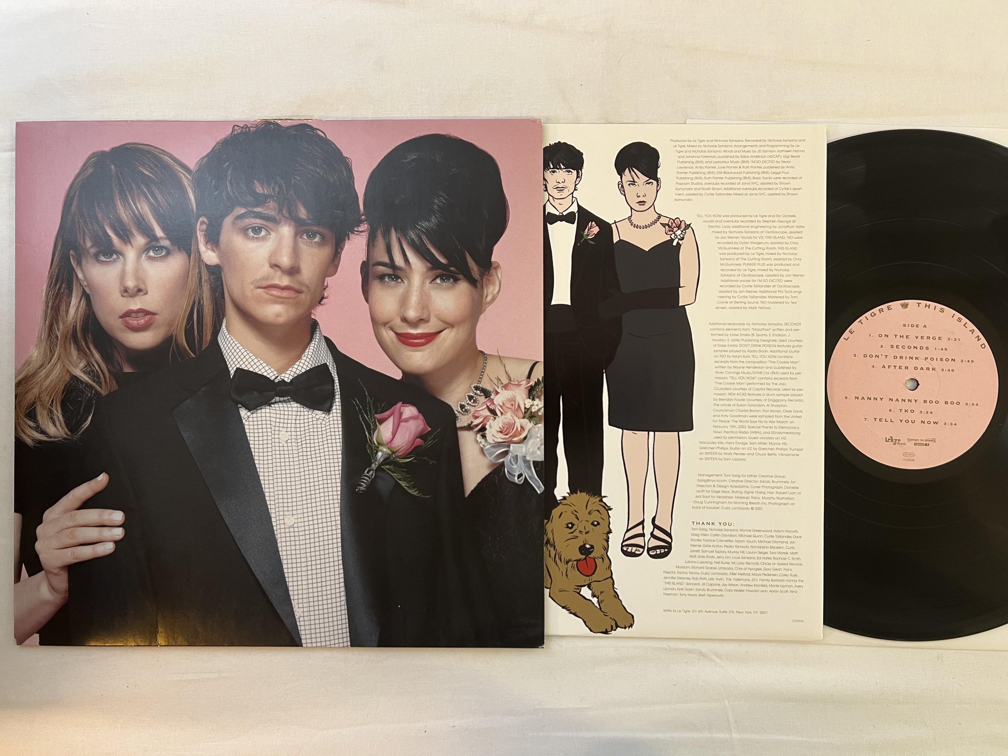 Omslagsbild för skivan LE TIGRE this island LP 2004 US LE TIGRE RECORDS LT005 *** SYNTH POP ***