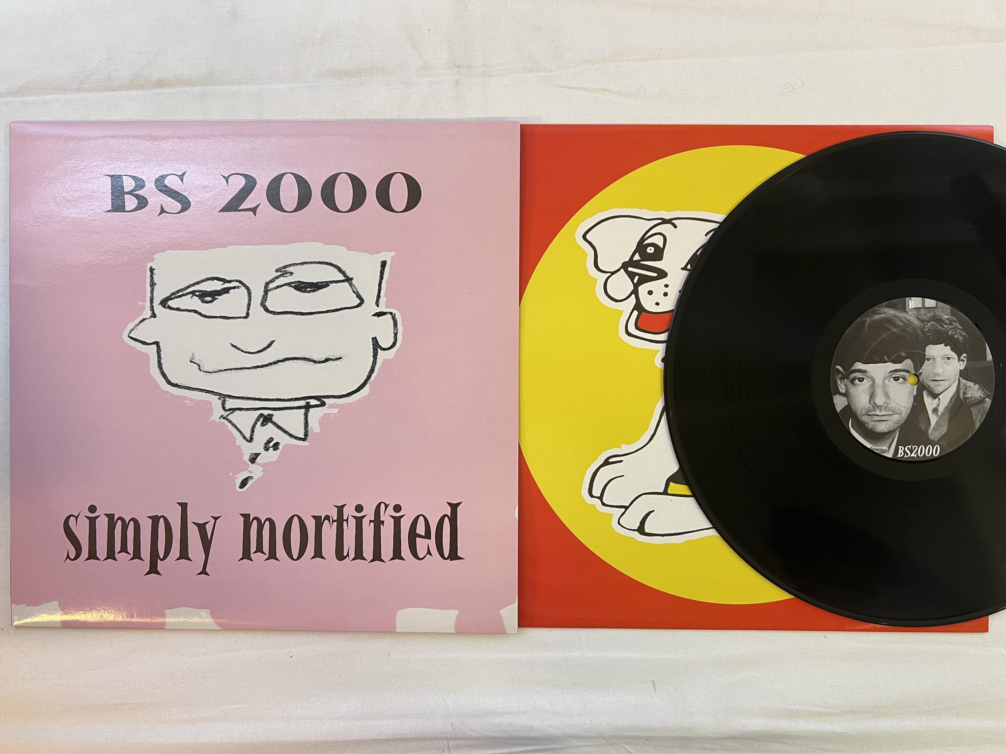 Omslagsbild för skivan BS 2000 Simply Mortified LP 2001 UK grand royal GR093LP electronic breaks