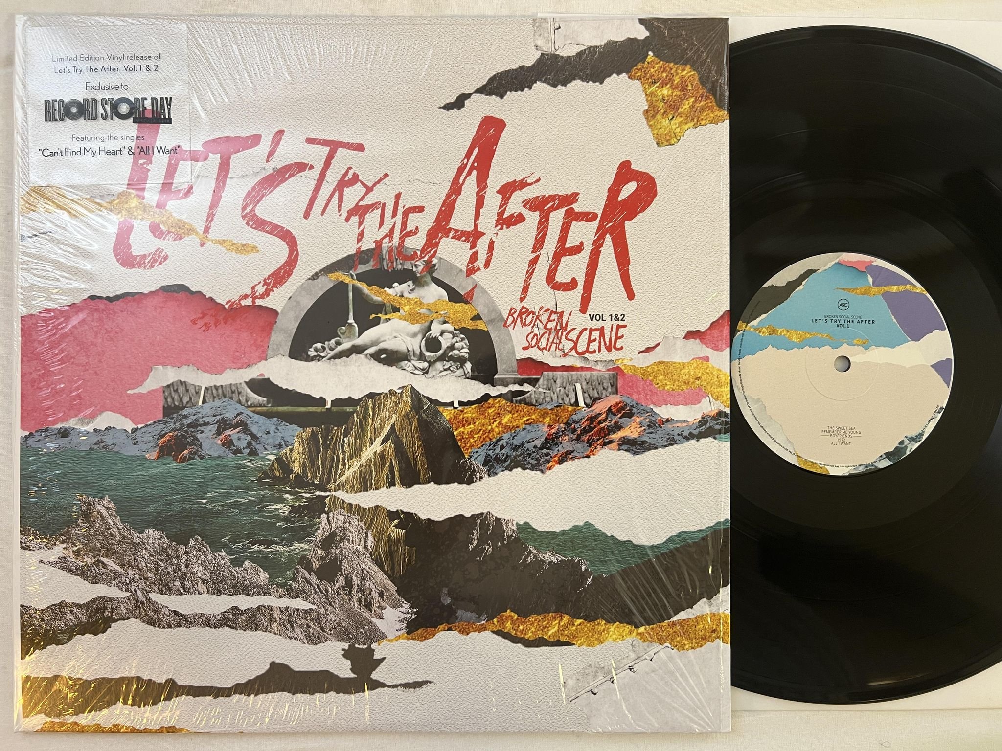 Omslagsbild för skivan BROKEN SOCIAL SCENE Let's Try The After Vol 1&2 LP 2019 arts & crafts ac170lp