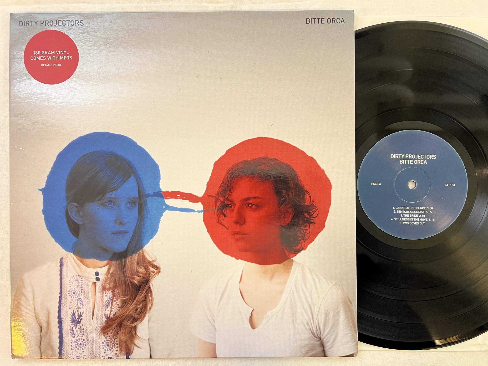 Omslagsbild för skivan DIRTY PROJECTORS Bitte Orca LP 2009 domino WIGLP229