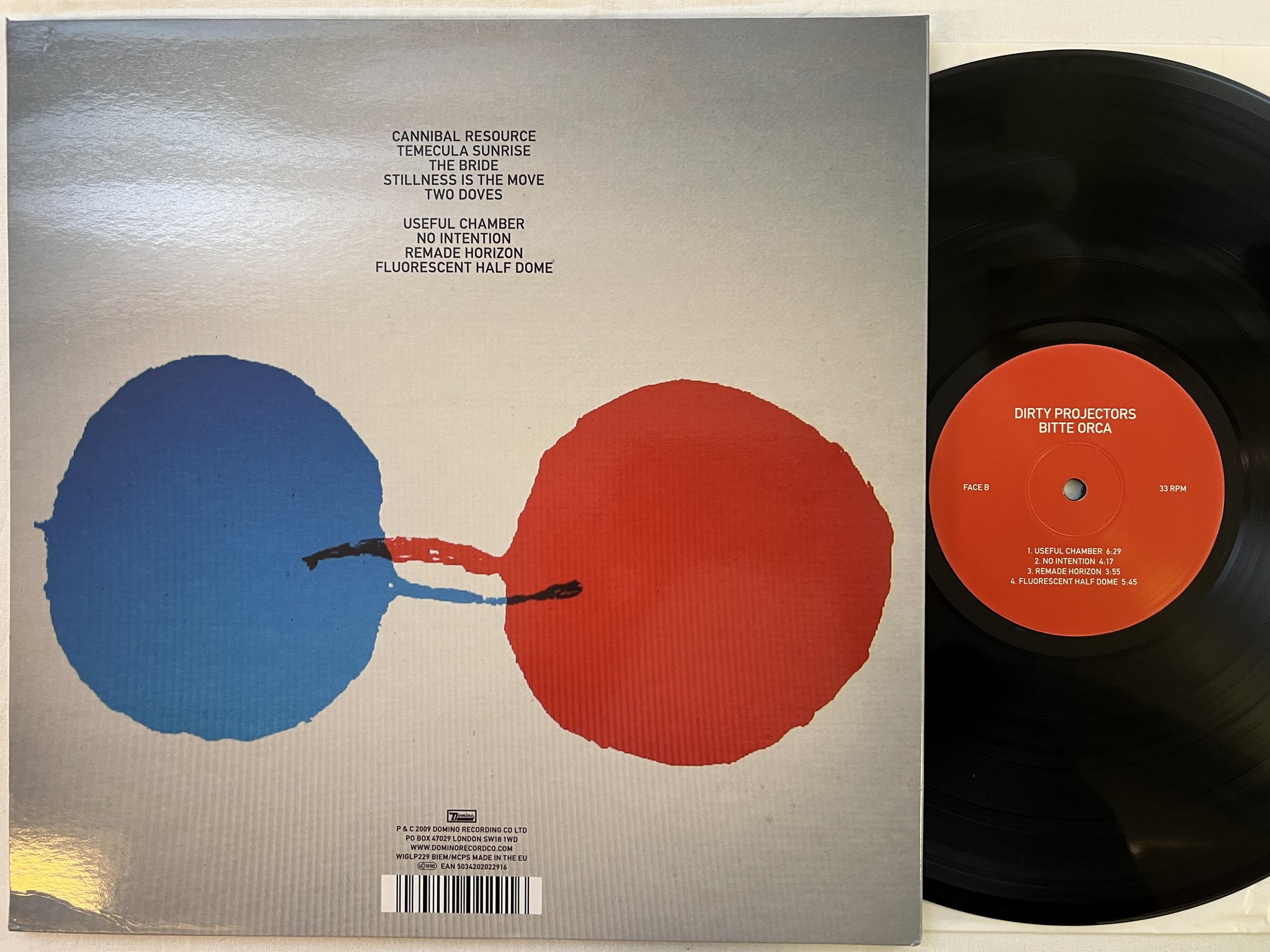 Omslagsbild för skivan DIRTY PROJECTORS Bitte Orca LP 2009 domino WIGLP229