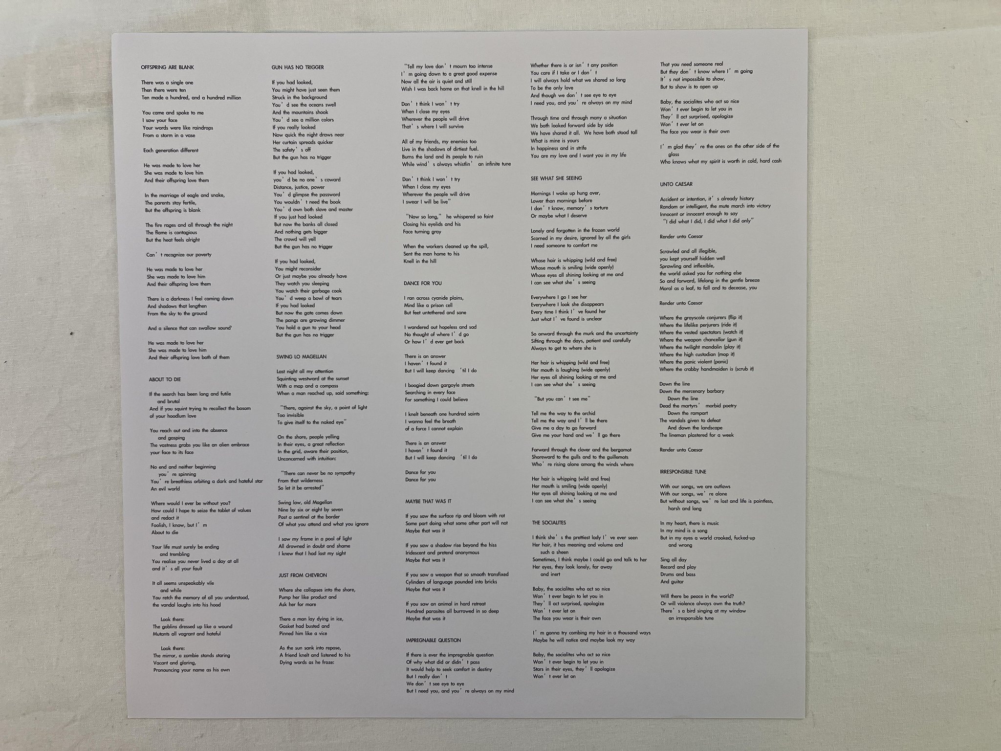 Omslagsbild för skivan DIRTY PROJECTORS Swing Lo Magellan LP 2012 domino WIGLP272