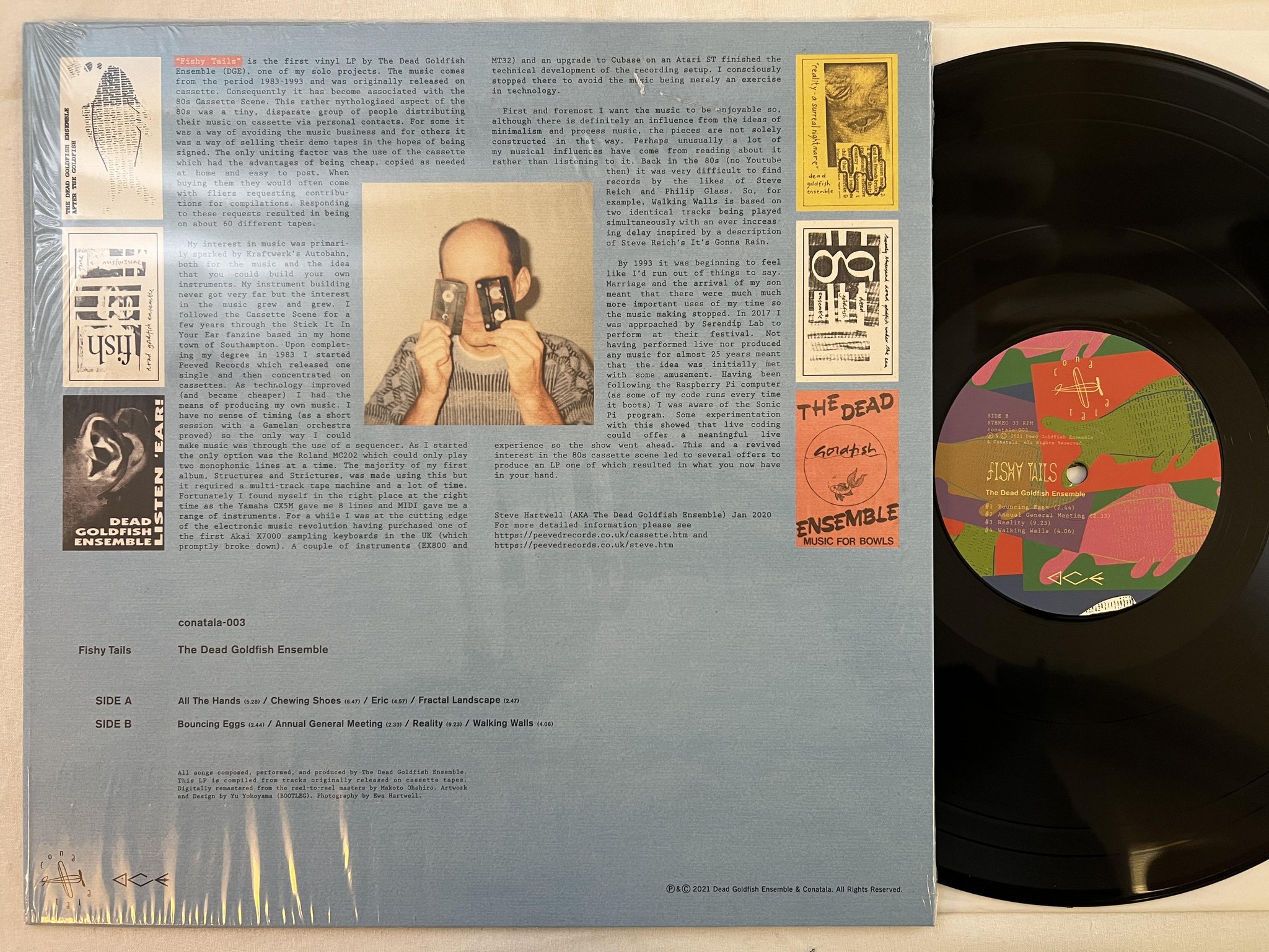 Omslagsbild för skivan THE DEAD GOLDFISH ENSEMBLE Fishy Tales LP 2021 Japan Conatala-003