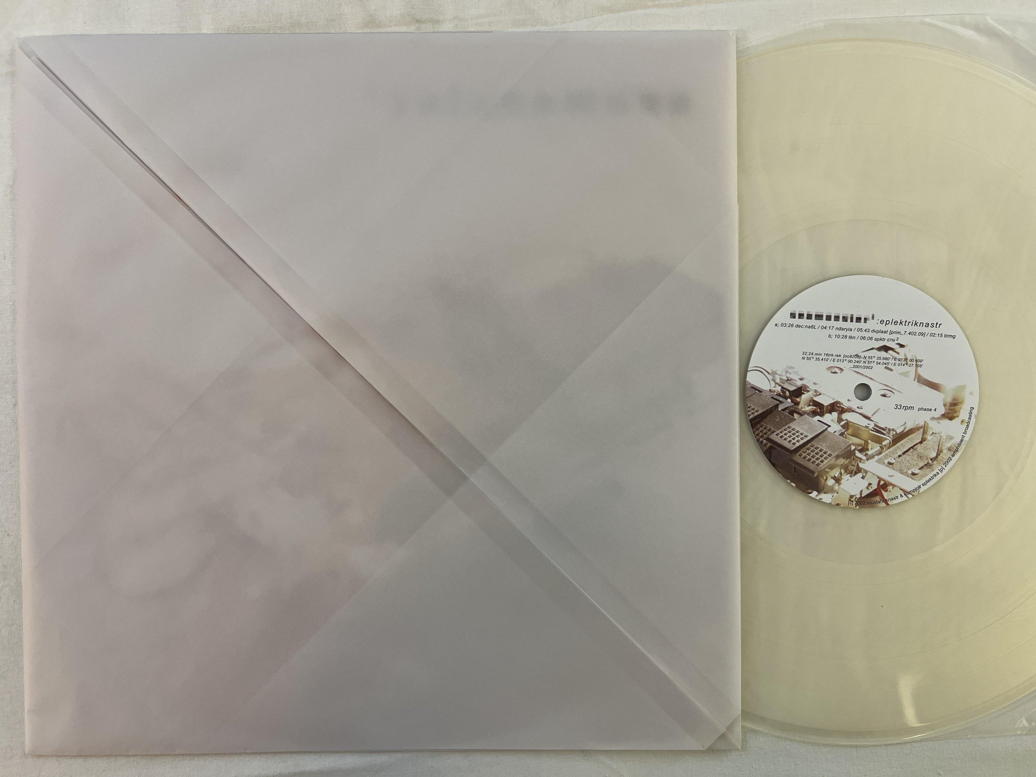 Omslagsbild för skivan SEAMONSTER Eplektriknastr LP 2002 amphibient broadcasting PHASE 4 * MEGA RARE *