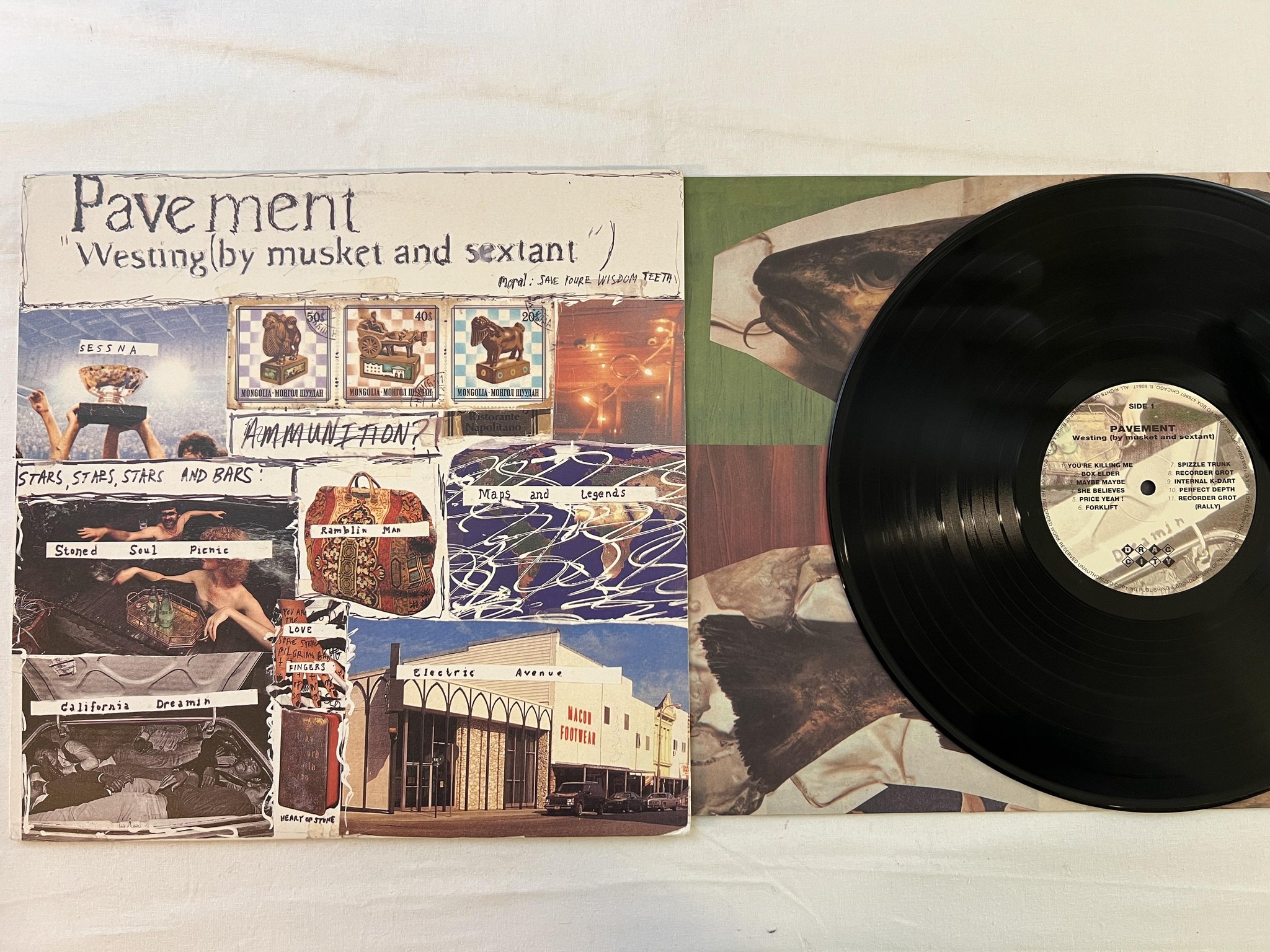 Omslagsbild för skivan PAVEMENT Westing (By Musket And Sextant) LP US drag city dc14 LO-FI INDIE