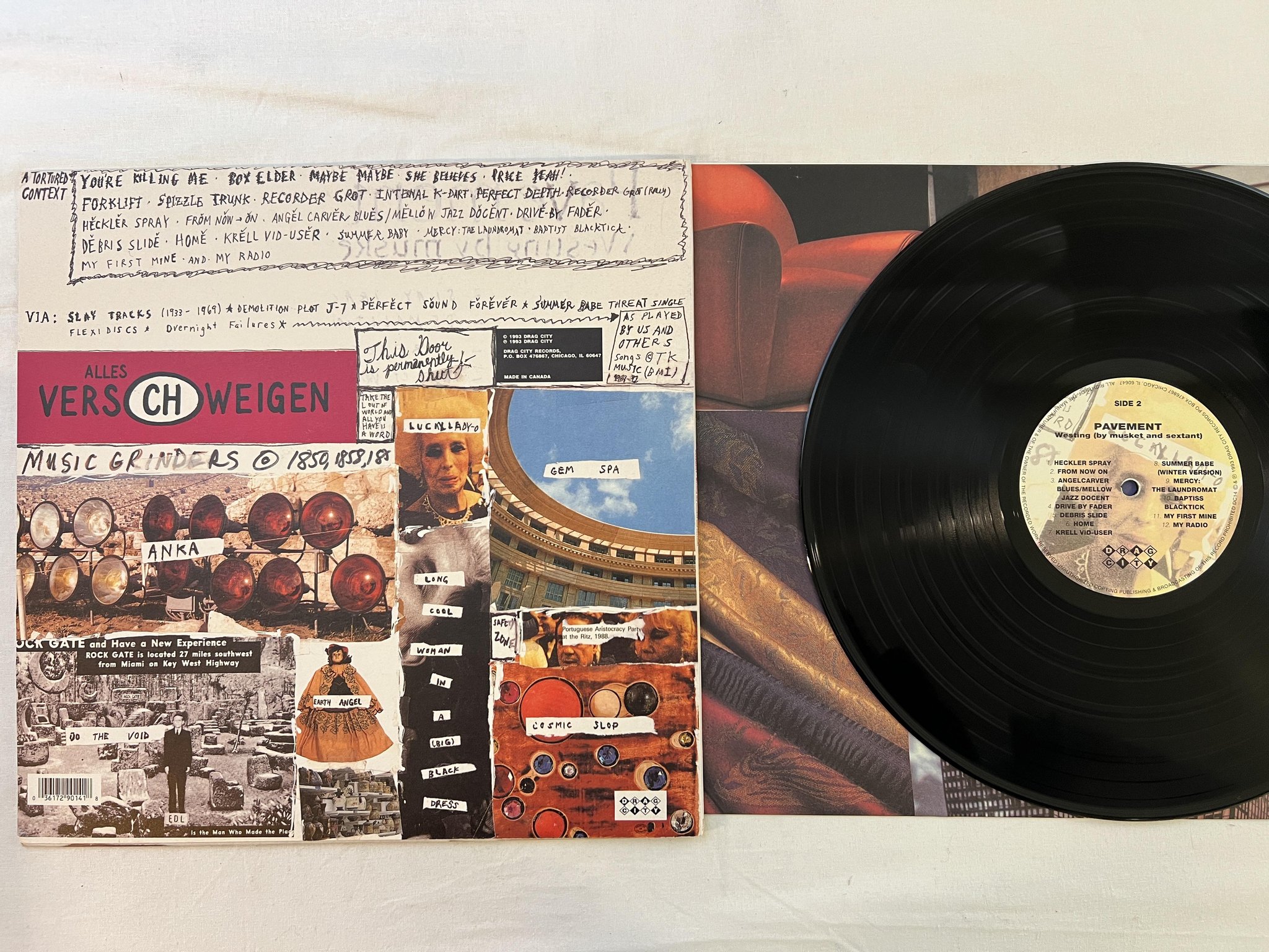 Omslagsbild för skivan PAVEMENT Westing (By Musket And Sextant) LP US drag city dc14 LO-FI INDIE