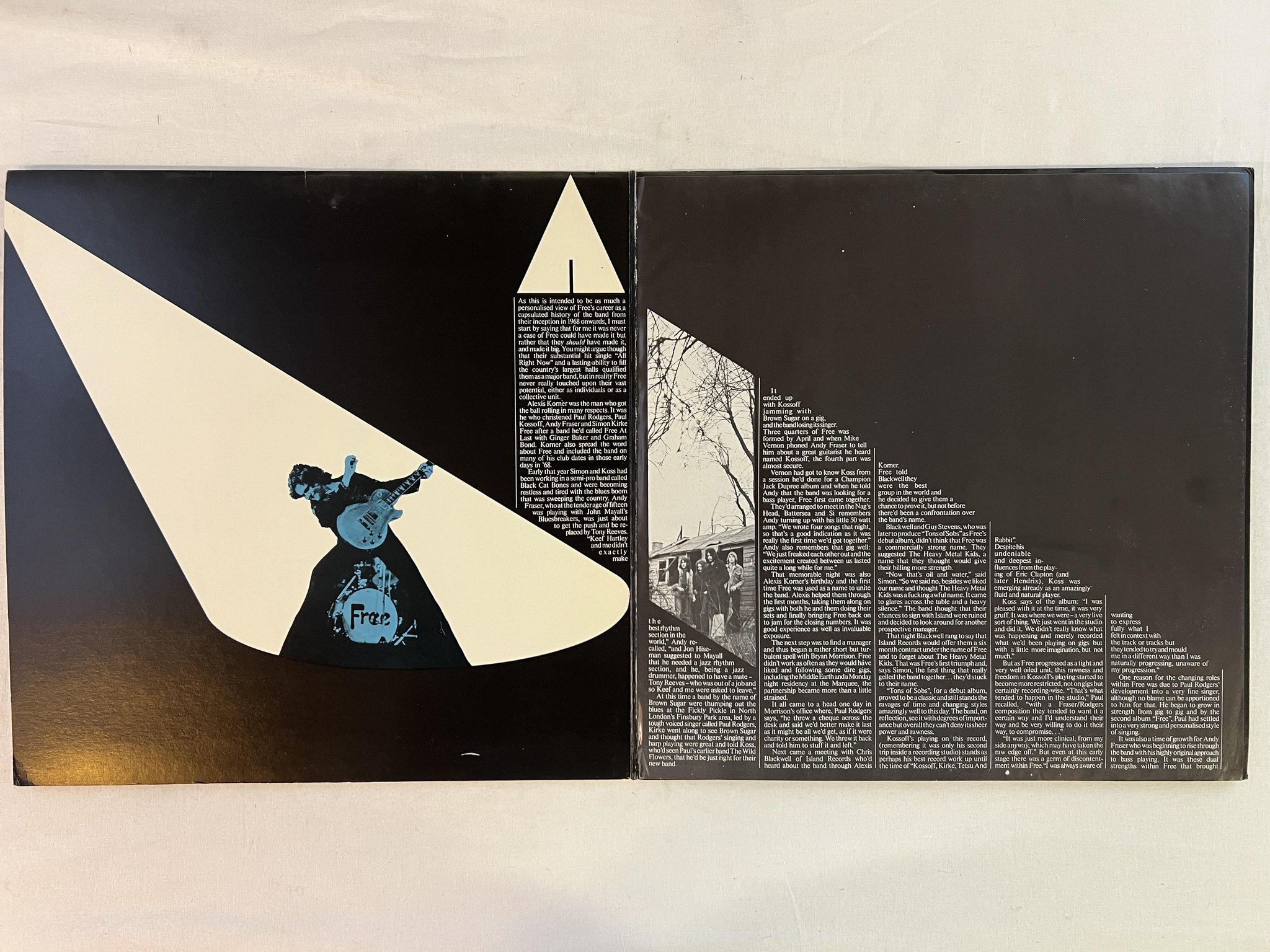 Omslagsbild för skivan FREE the free story 2xLP -73 UK ISLAND ISLD 4 #A42170