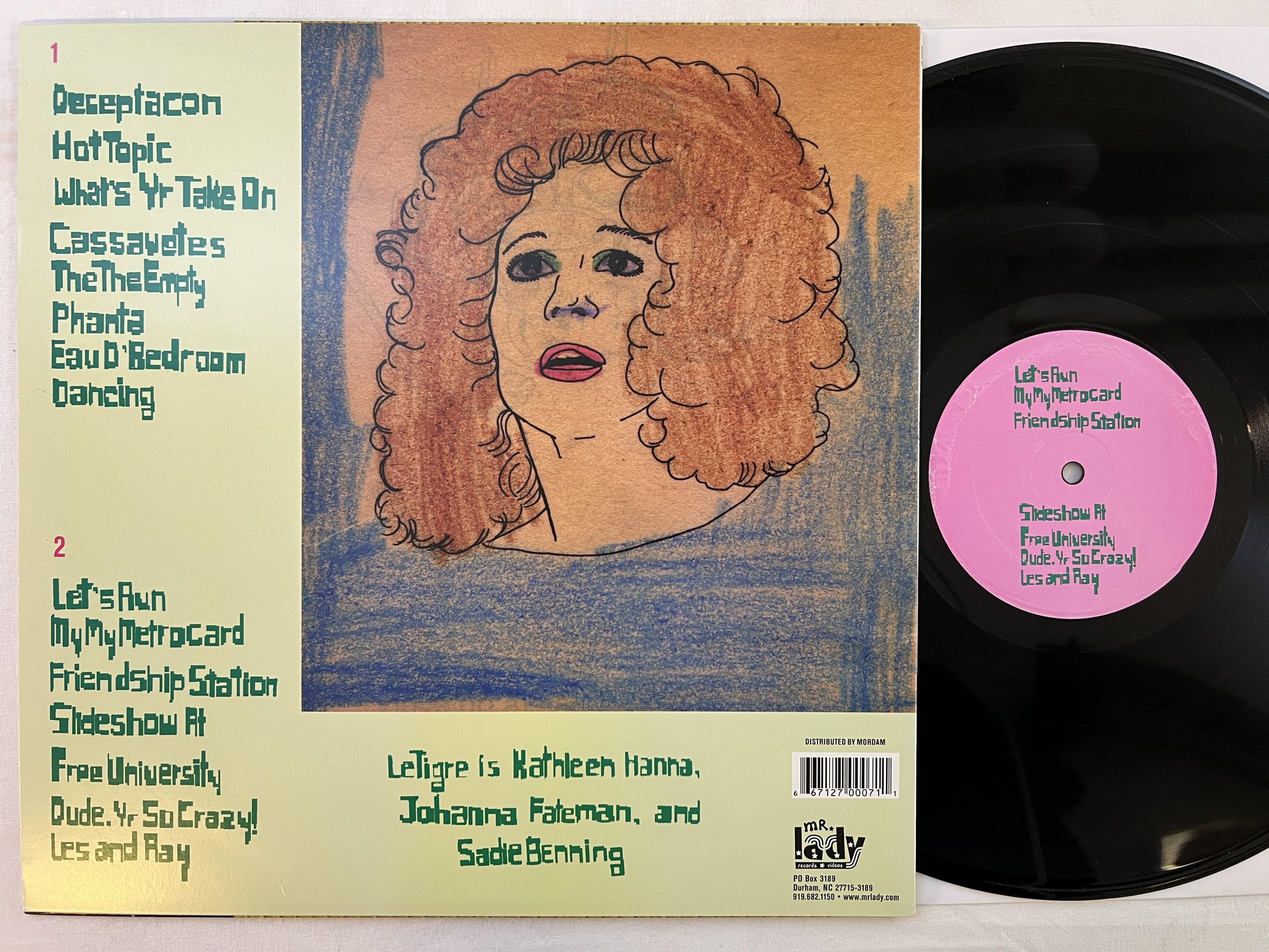 Omslagsbild för skivan LE TIGRE Le Tigre LP -99 MR. LADY MRLR-07 ** VERY RARE **