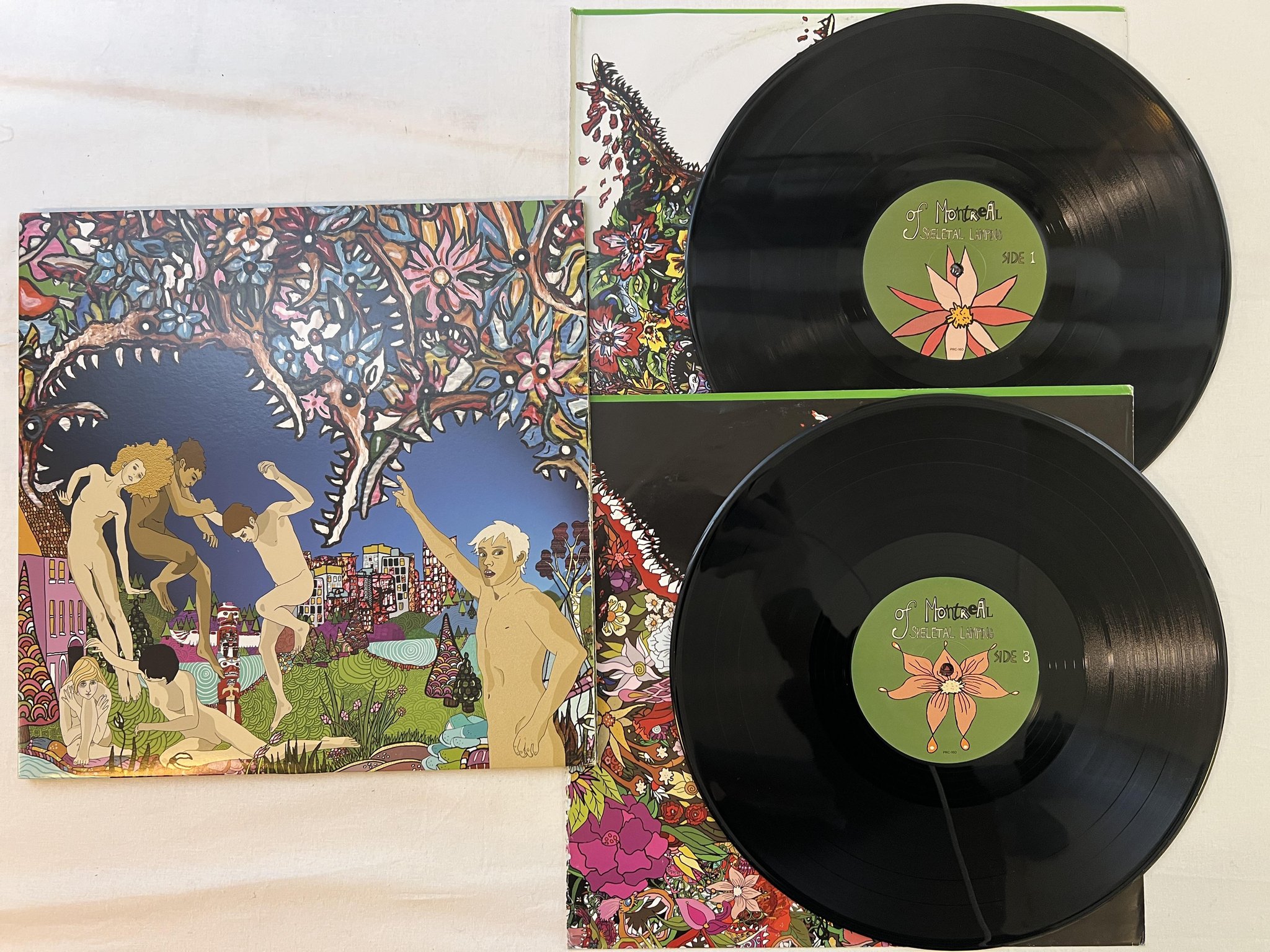 Omslagsbild för skivan OF MONTERAL Skeletal Lamping 2xLP 2008 POLYVINYL PRC-160-1 indie