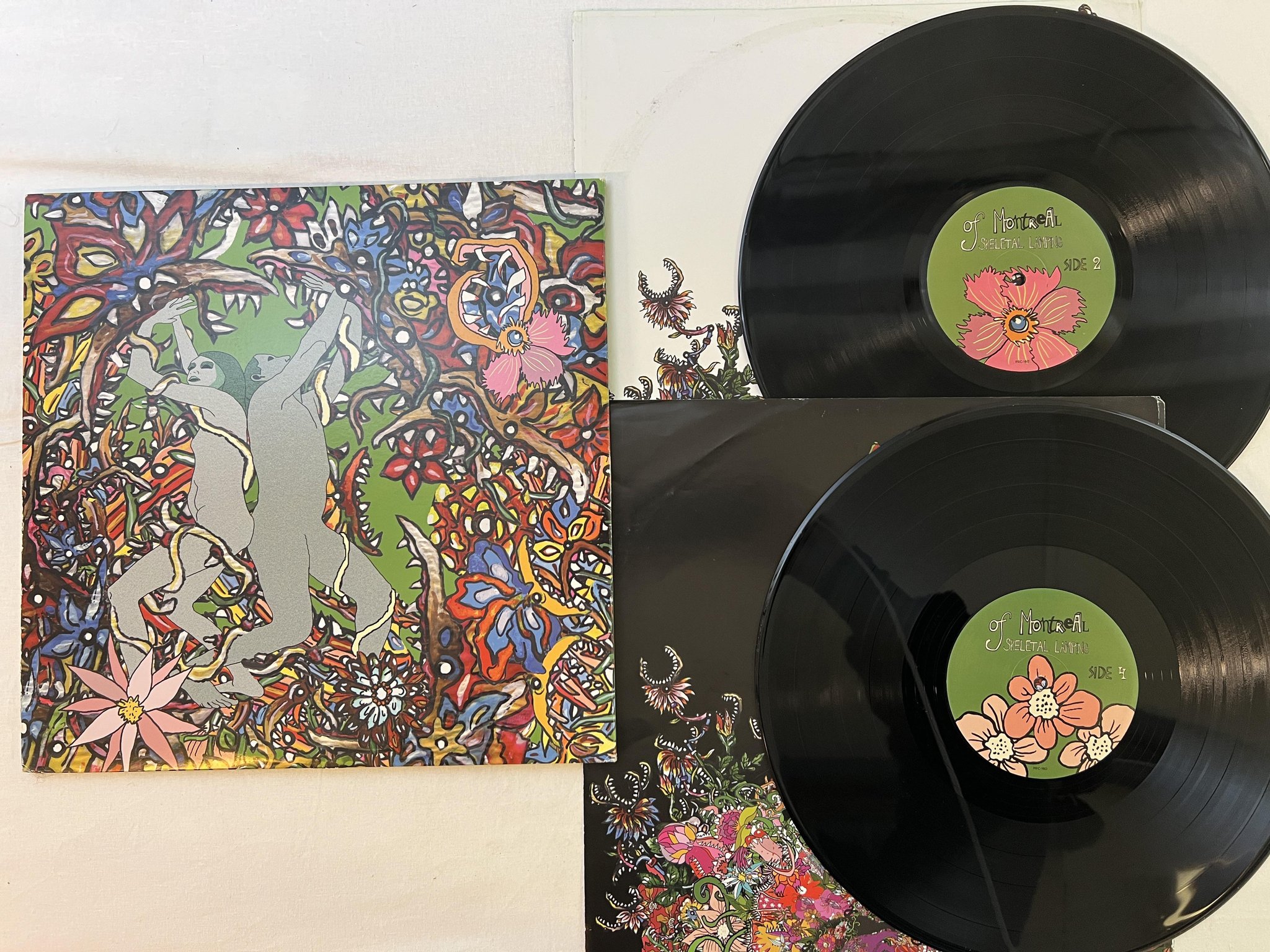 Omslagsbild för skivan OF MONTERAL Skeletal Lamping 2xLP 2008 POLYVINYL PRC-160-1 indie