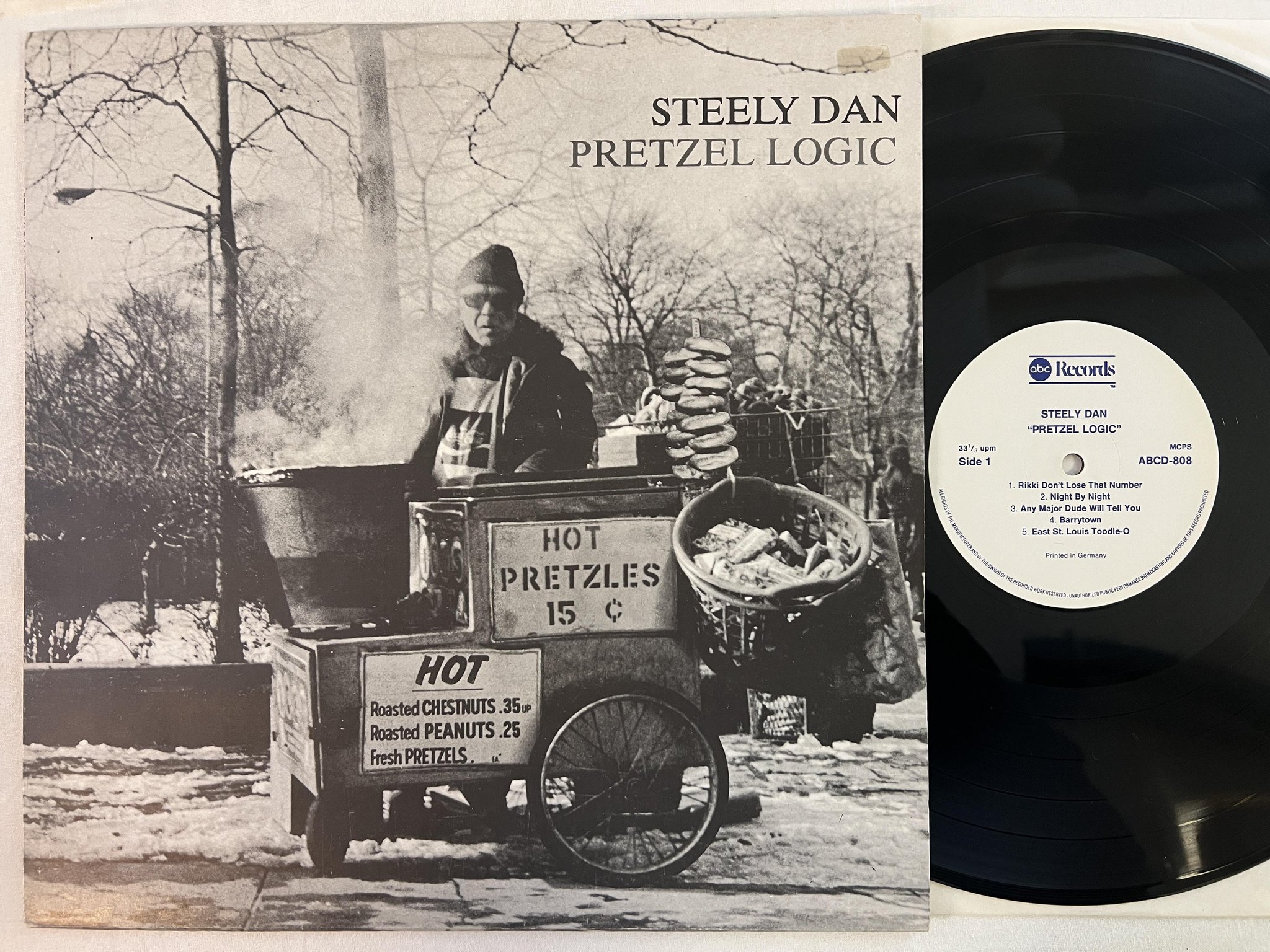 Omslagsbild för skivan STEELY DAN pretzel logic LP Ger ABC ABCD 808