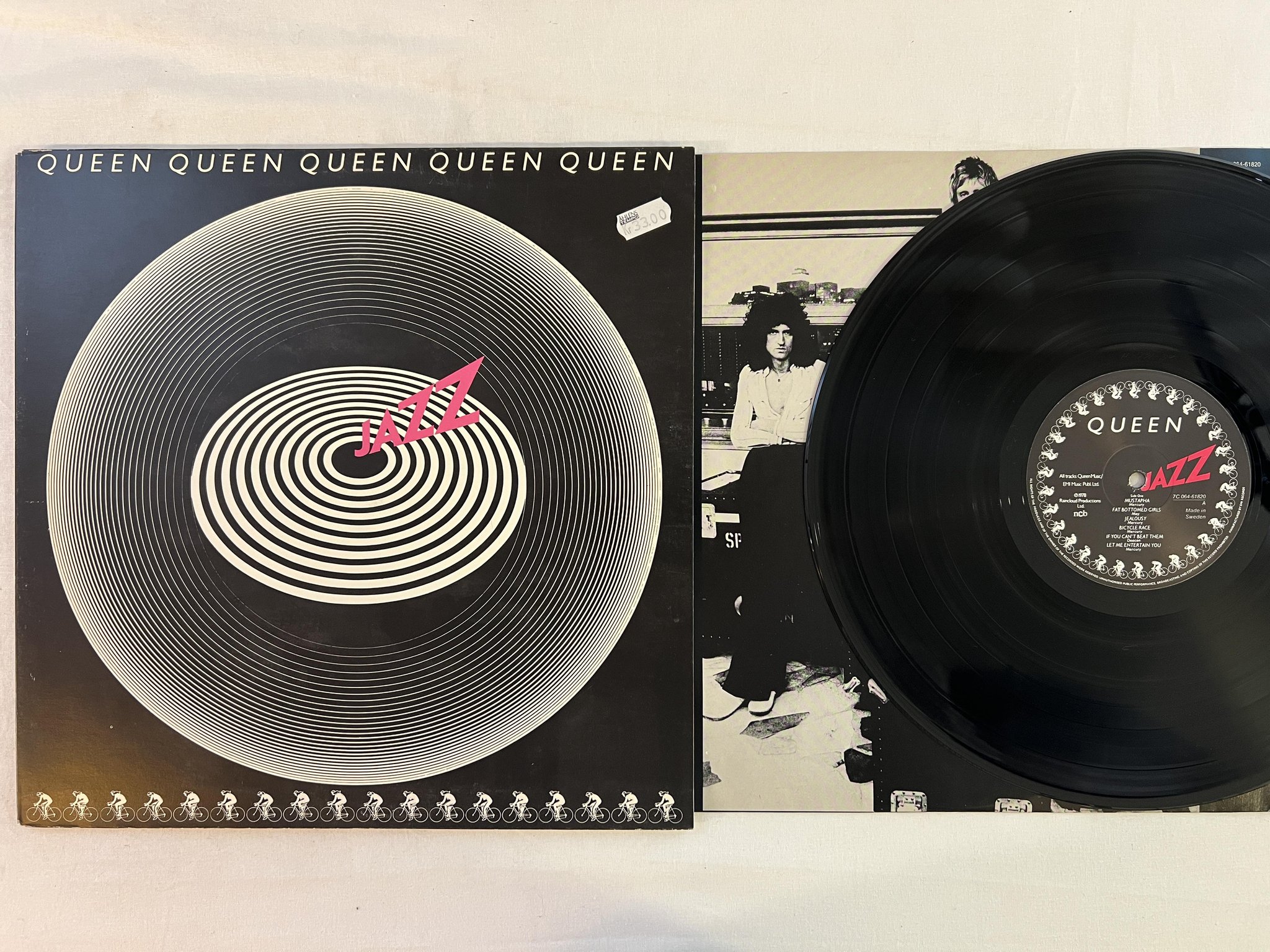 Omslagsbild för skivan QUEEN jazz LP -78 ncb EMI 7C 064-61820