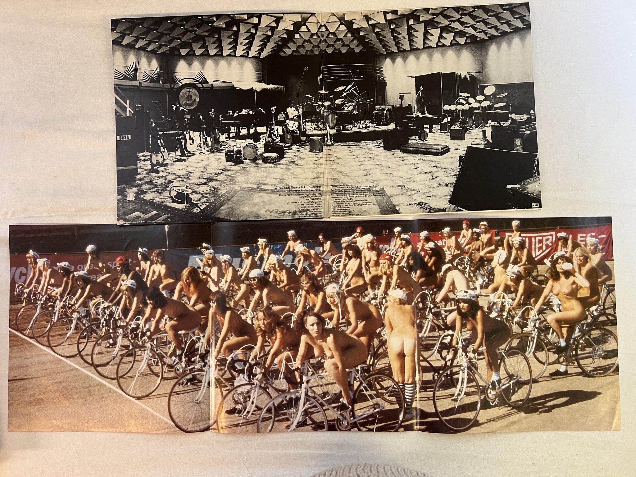 Omslagsbild för skivan QUEEN jazz LP -78 ncb EMI 7C 064-61820