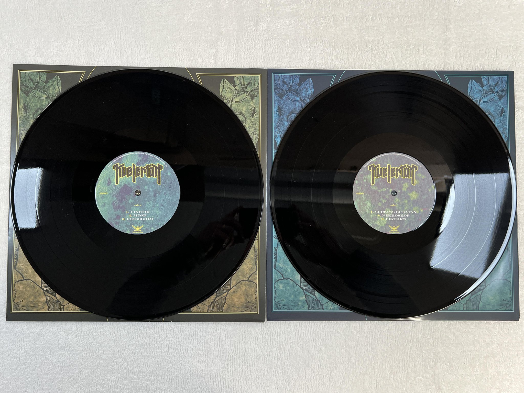 Omslagsbild för skivan KVELERTAK s/t 2xLP Norway 2010 INDIE INDIE049LP ** hardcore **