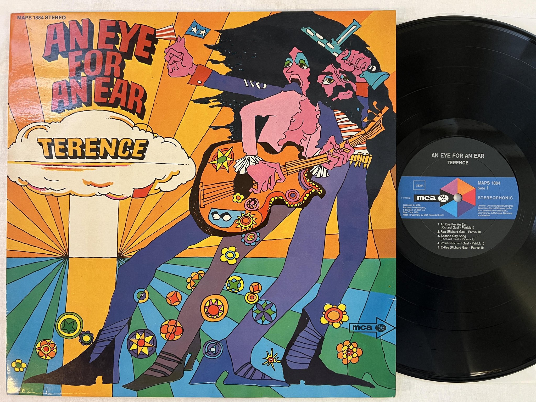 Omslagsbild för skivan TERENCE An Eye For An Ear LP -69 Ger MCA MAPS 1884