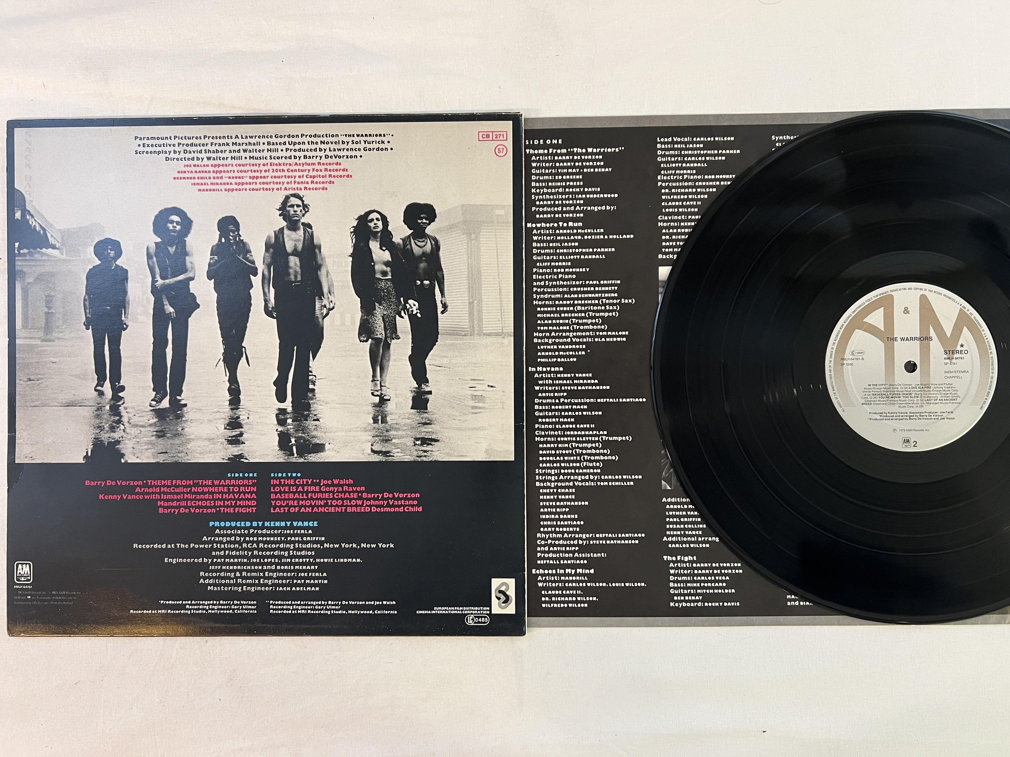 Omslagsbild för skivan V/A the warriors LP -79 Hol A&M AMLH 64761