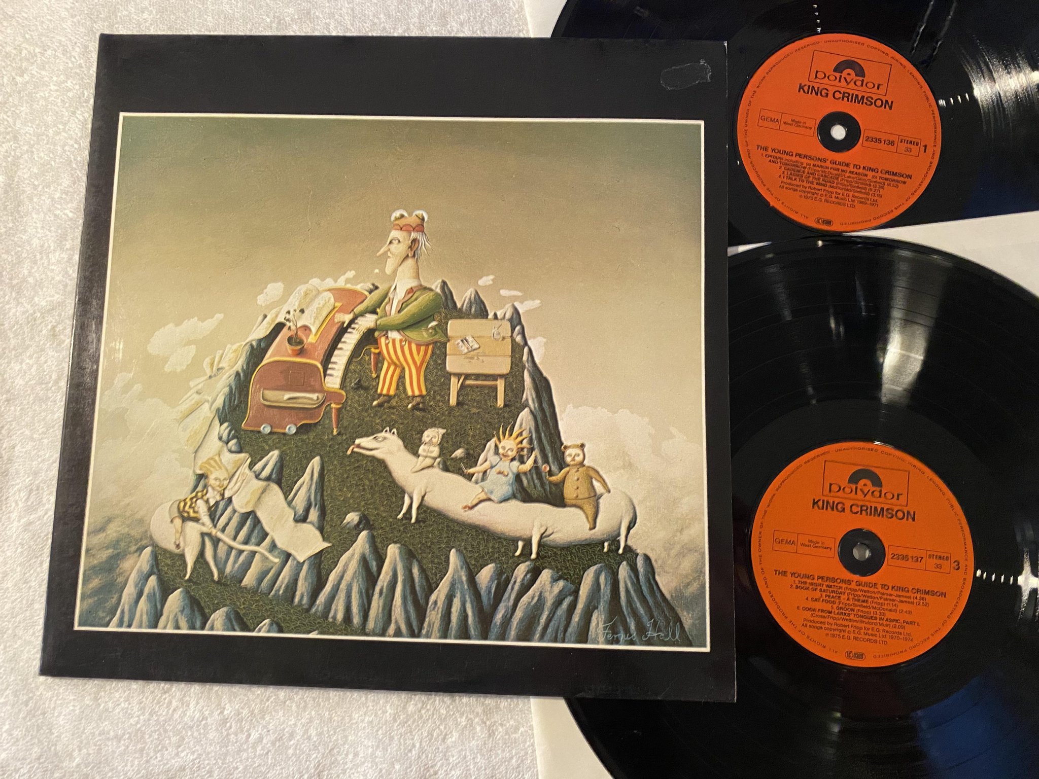 Omslagsbild för skivan KING CRIMSON The Young Persons' Guide To 2xLP Ger POLYDOR 2625035