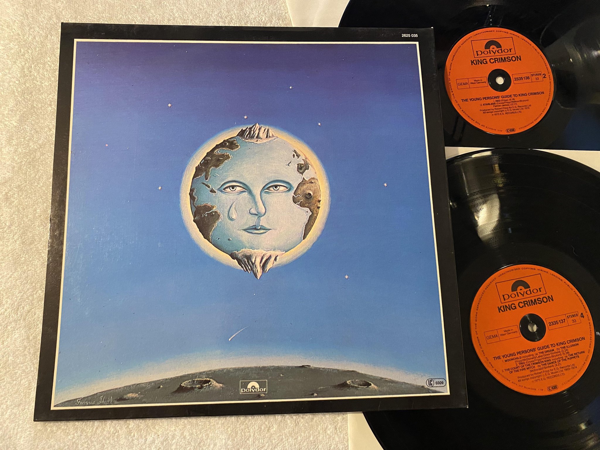 Omslagsbild för skivan KING CRIMSON The Young Persons' Guide To 2xLP Ger POLYDOR 2625035