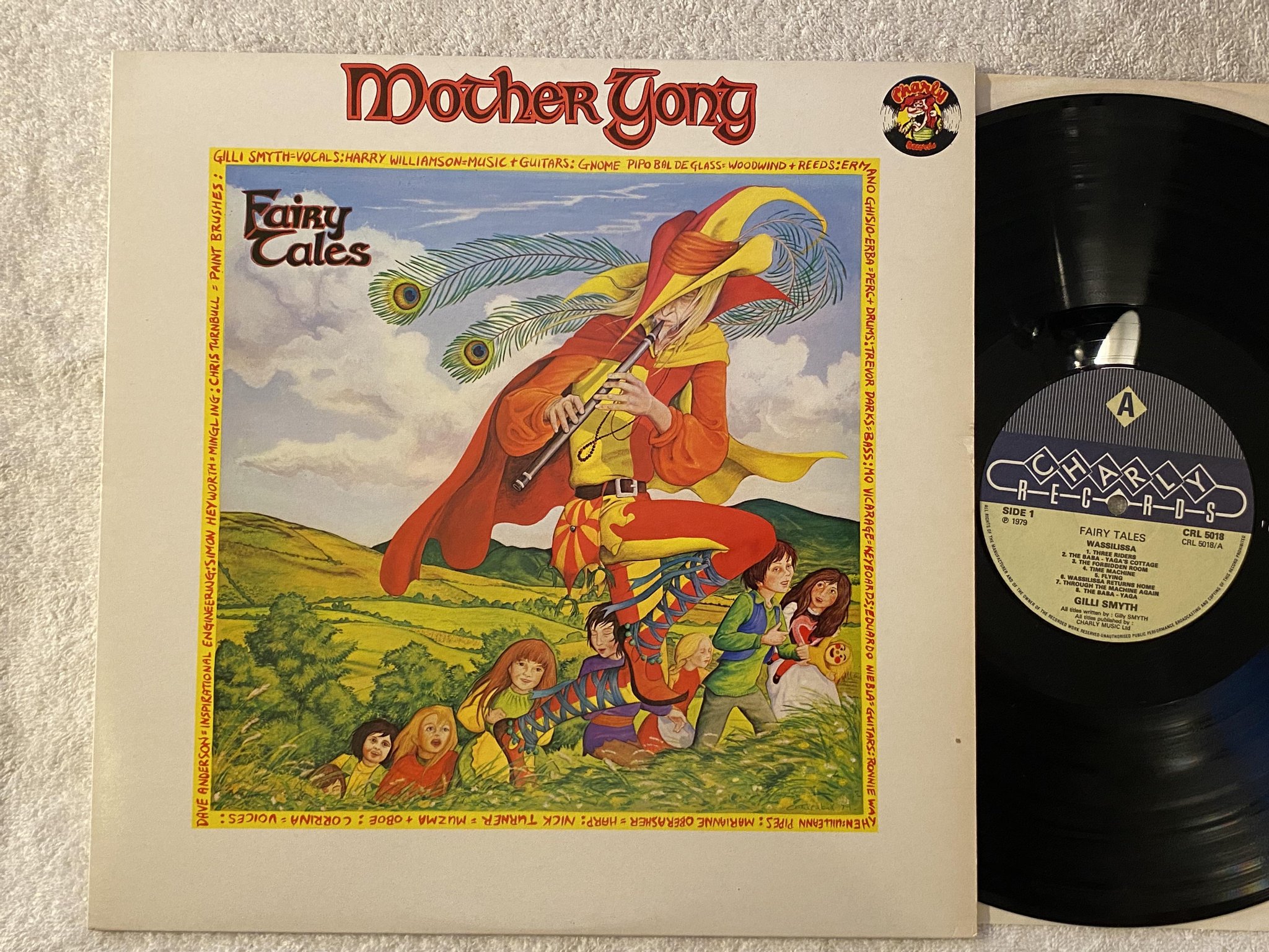 Omslagsbild för skivan MOTHER GONG Fairy Tales LP -79 UK CHARLY CRL 5018