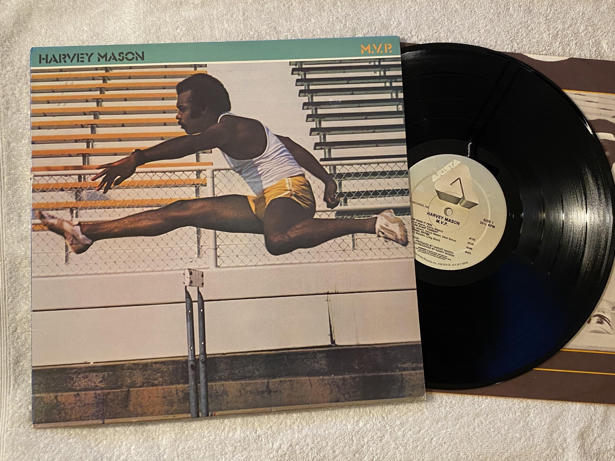 Omslagsbild för skivan HARVEY MASON m.v.p. LP -81 US ARISTA AB 4283