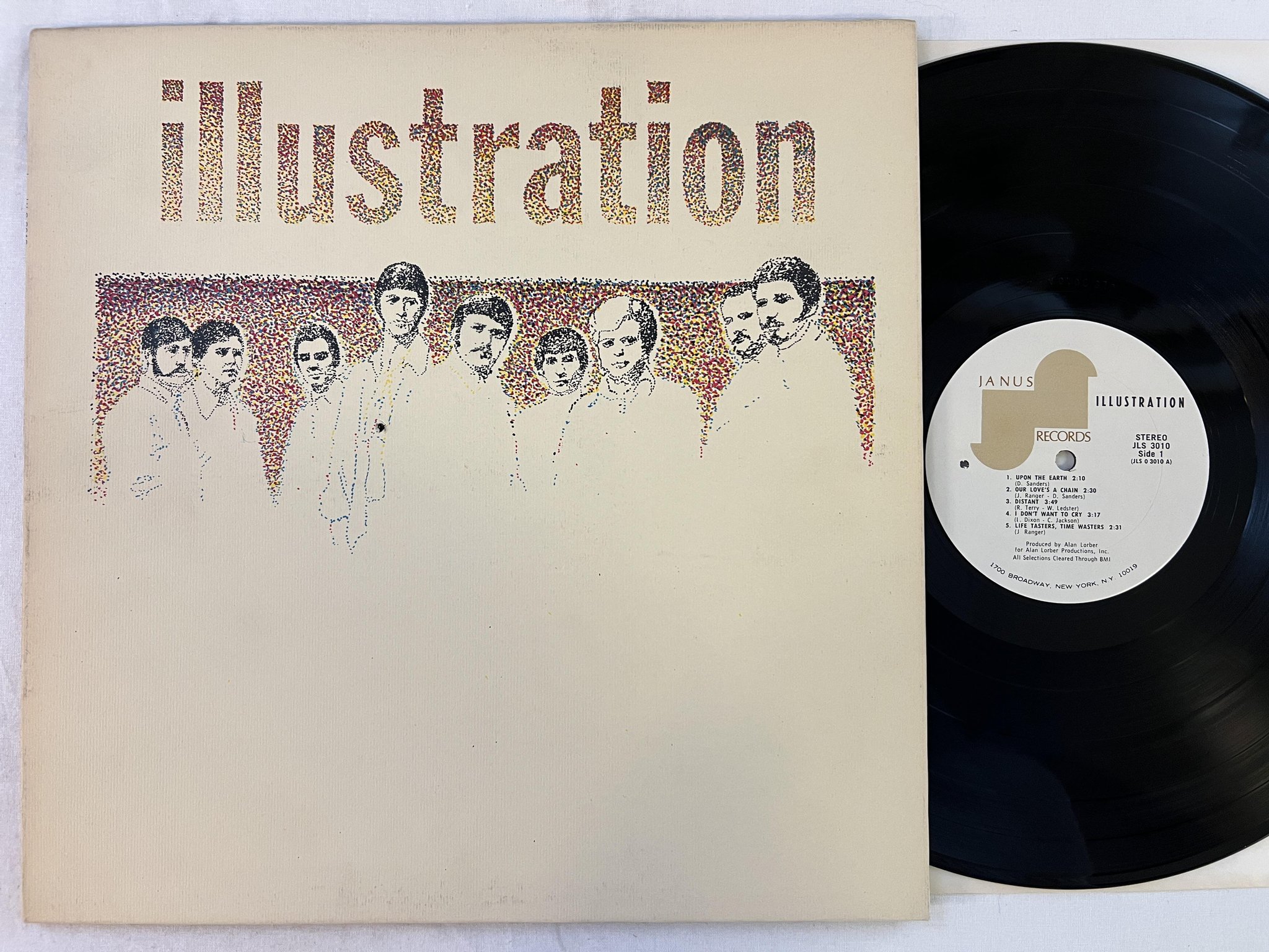 Omslagsbild för skivan ILLUSTRATION s/t LP US JANUS JLS 3010