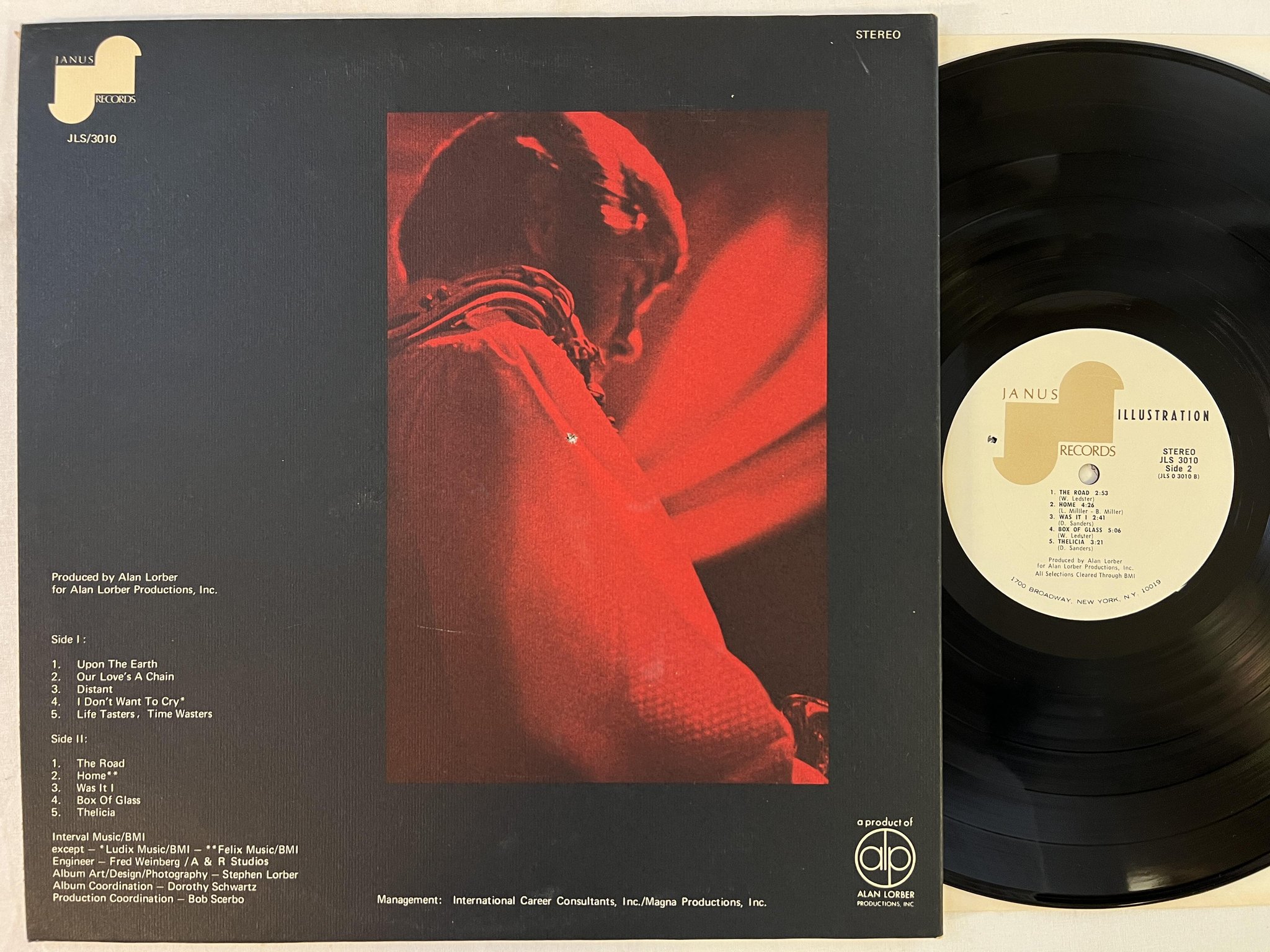 Omslagsbild för skivan ILLUSTRATION s/t LP US JANUS JLS 3010