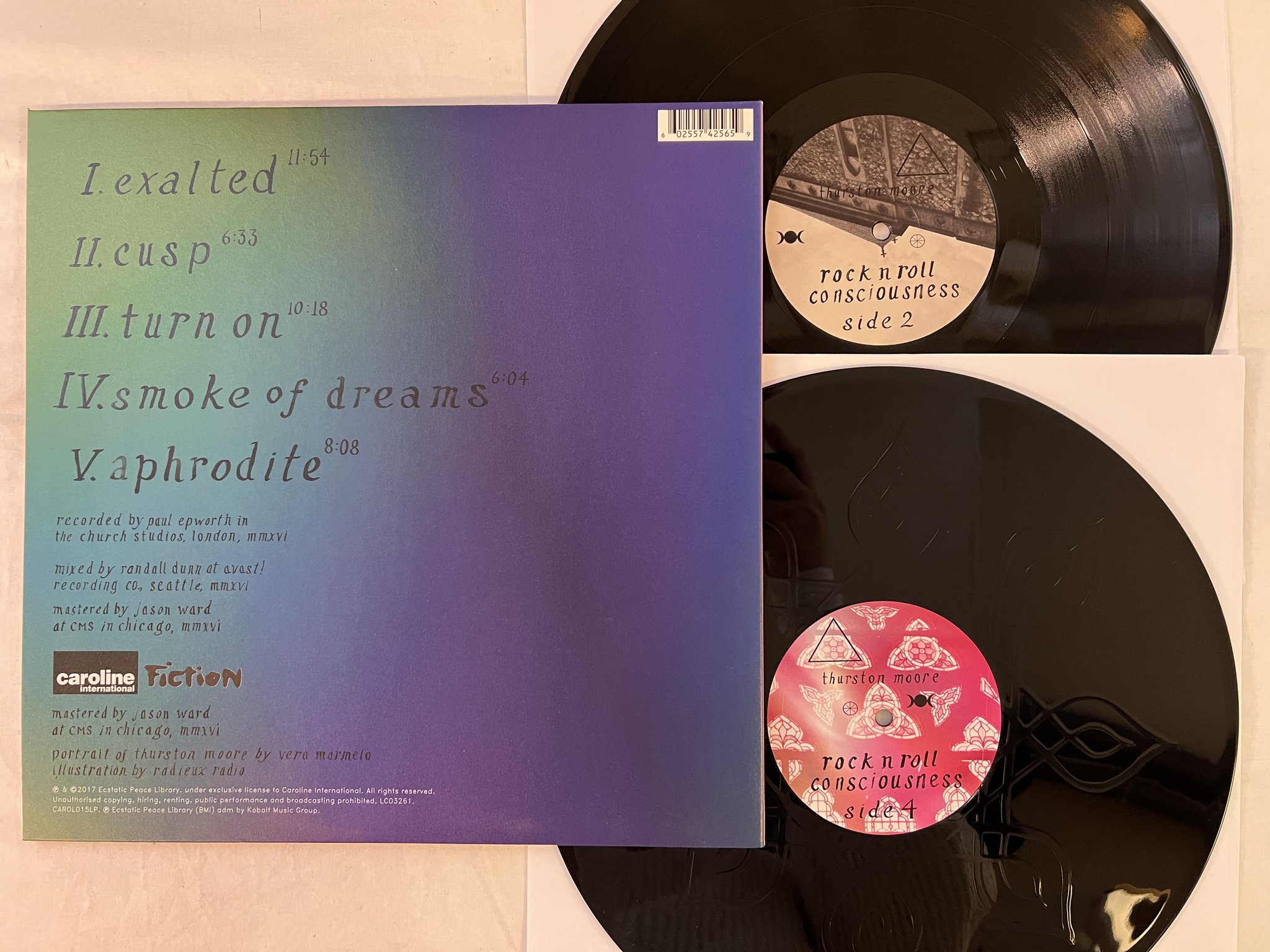 Omslagsbild för skivan THURSTON MOORE Rock N Roll Consciousness 2xLP 2017