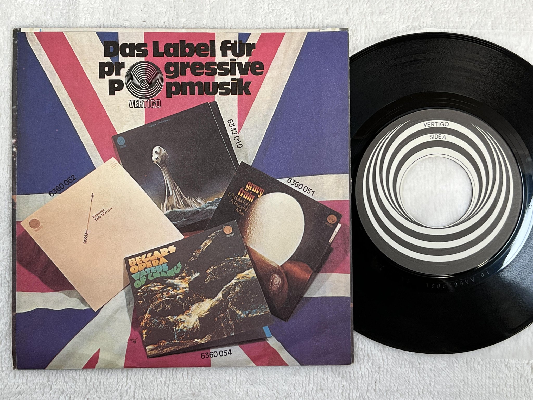 Omslagsbild för skivan BLACK SABBATH tomorrow's dream 7"single Ger VERTIGO 6059 061