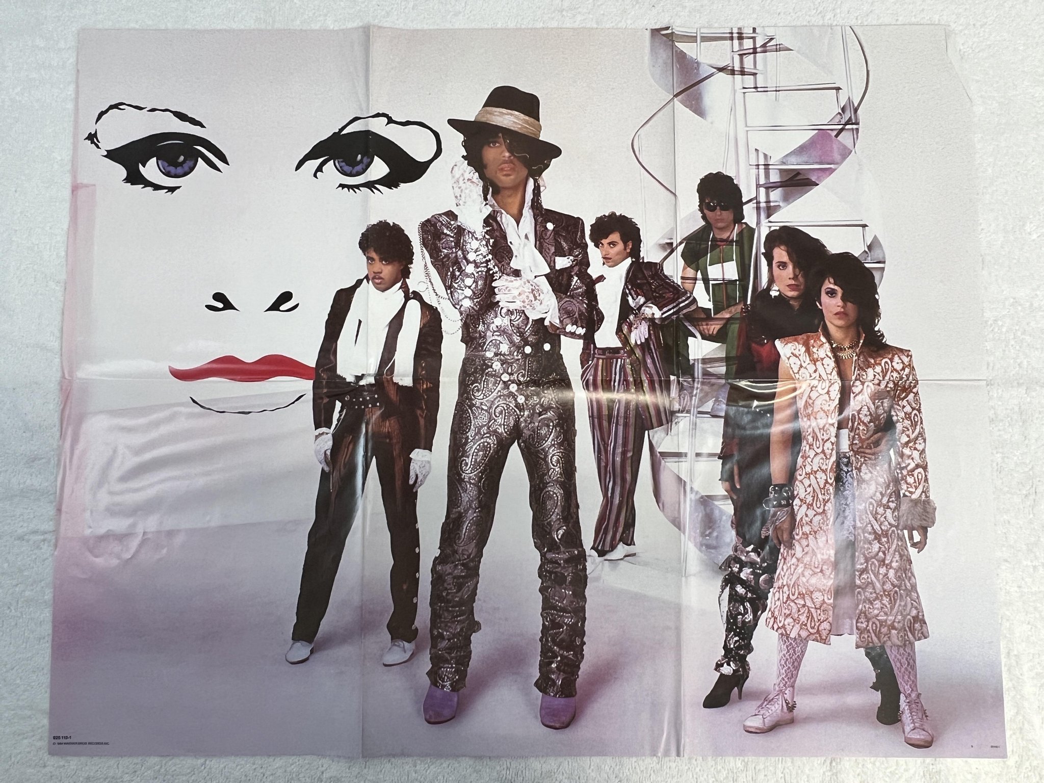 Omslagsbild för skivan PRINCE purple rain LP -84 ncb WARNER BROS 925 110-1 ** RARE PURPLE VINYL ***