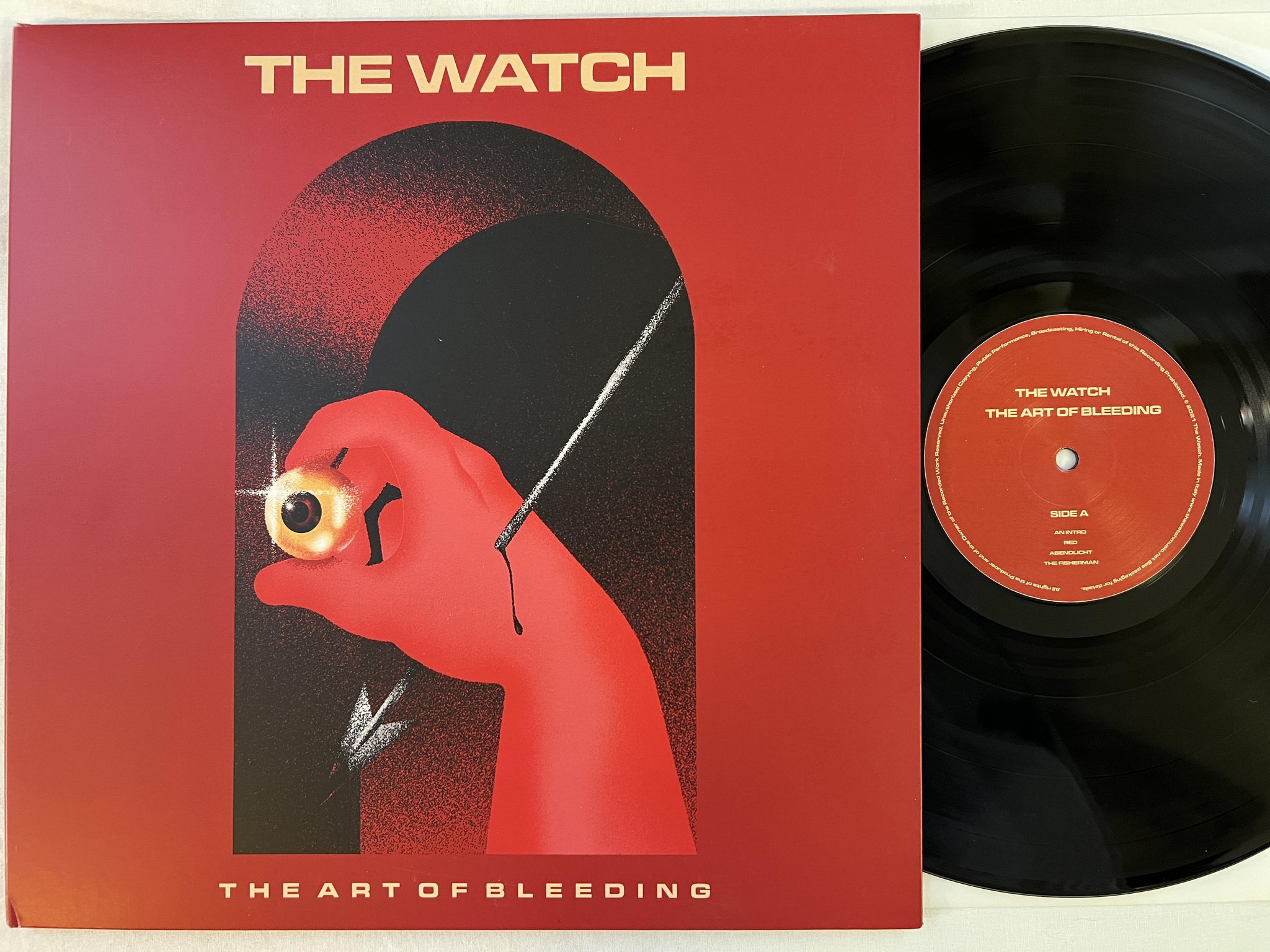 Omslagsbild för skivan THE WATCH The Art Of Bleeding LP 2021 Ita PRIVATE PRESS TWM 0388