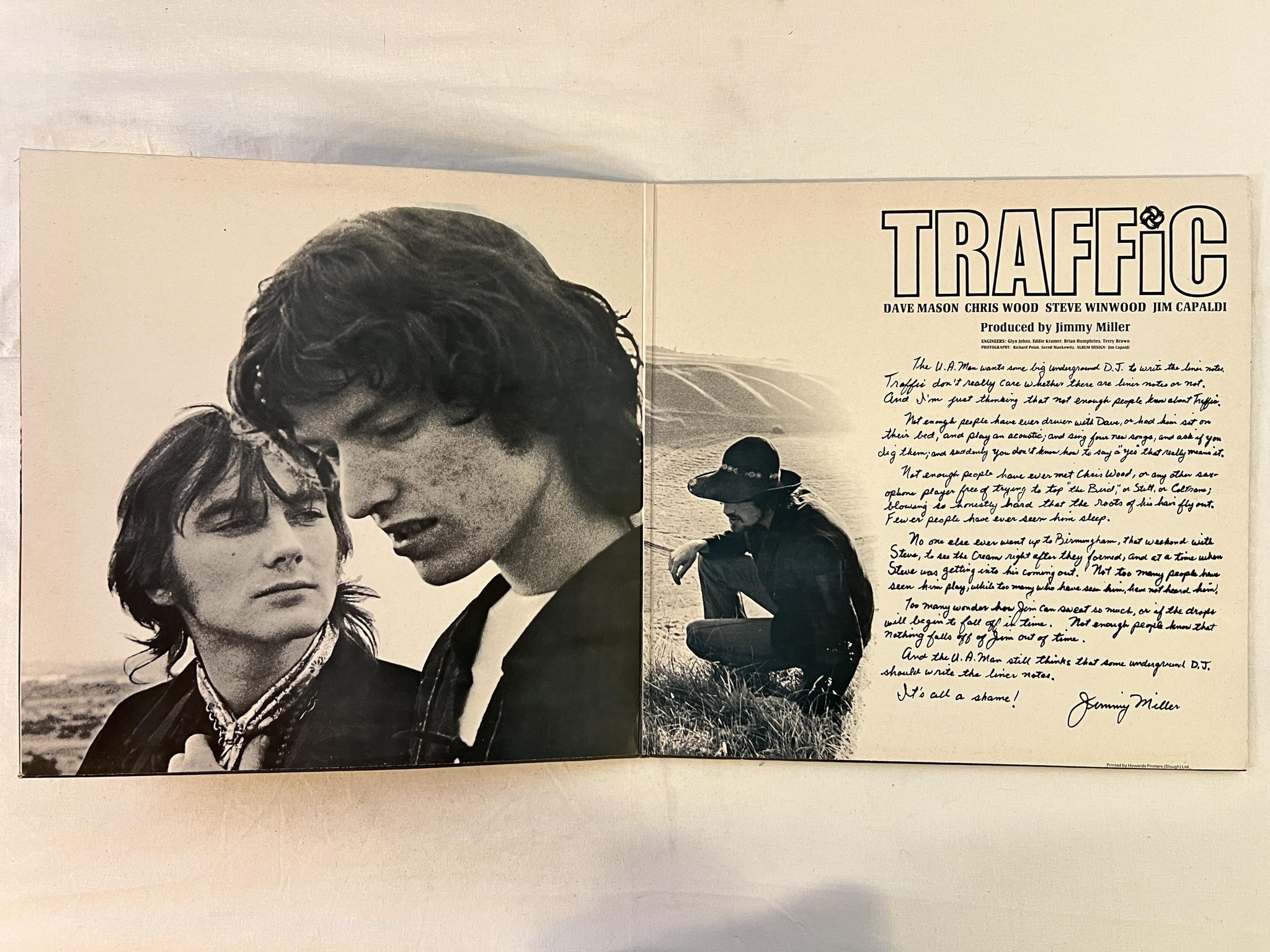 Omslagsbild för skivan TRAFFIC s/t LP re UK ISLAND ILPS 9081