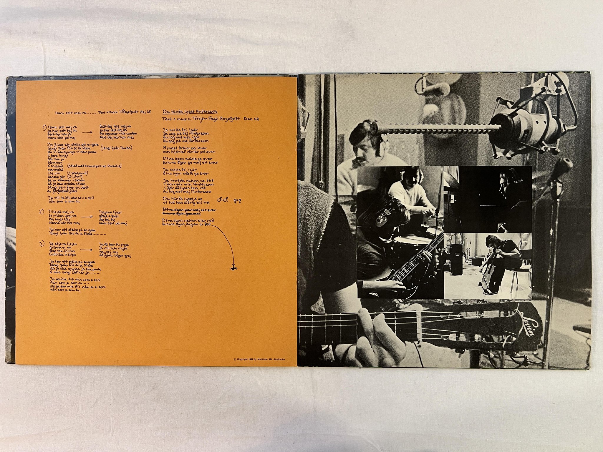 Omslagsbild för skivan PUGH ROGEFELDT ja dä ä dä LP Swe METRONOME MLP 15336