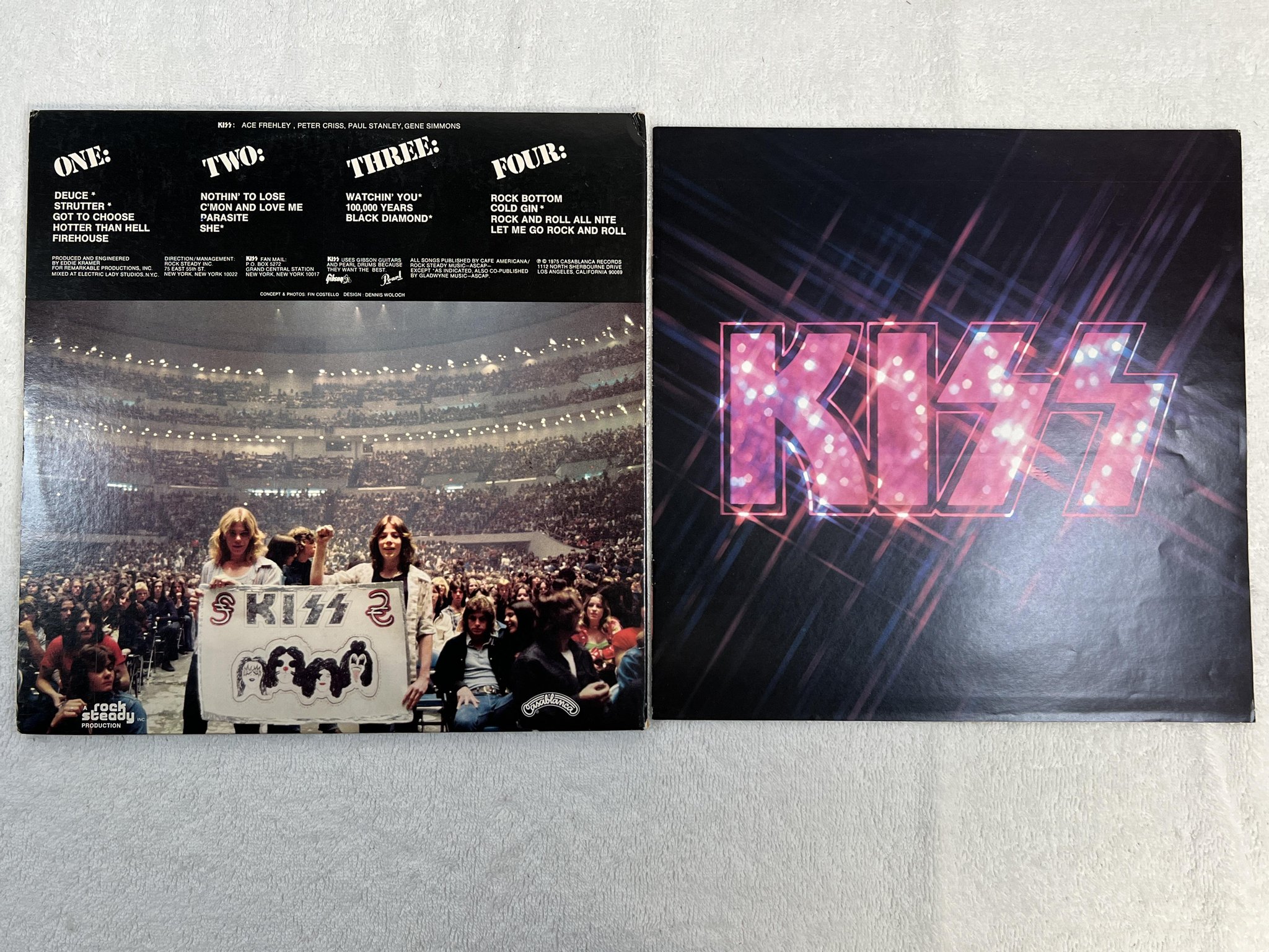 Omslagsbild för skivan KISS Alive! 2xLP -75 US CASABLANCA NBLP 7020-798 ** 1st PRC press w/ booklet **