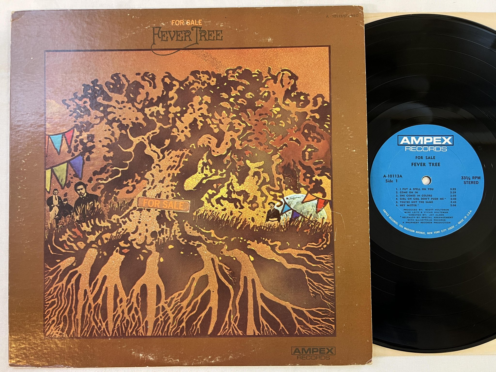 Omslagsbild för skivan FEVER TREE for sale LP -70 US AMPEX A - 10113 psych / blues rock