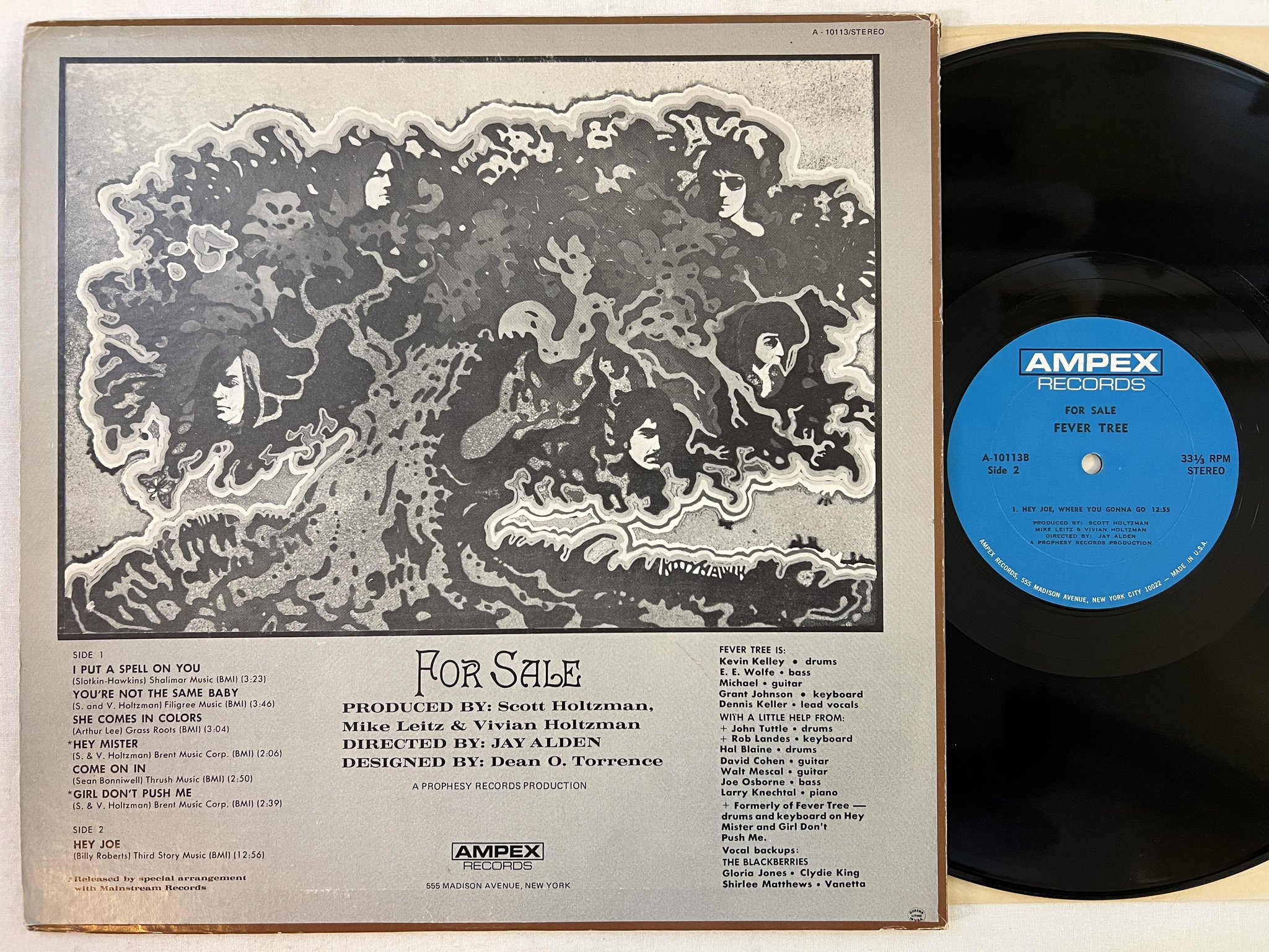 Omslagsbild för skivan FEVER TREE for sale LP -70 US AMPEX A - 10113 psych / blues rock