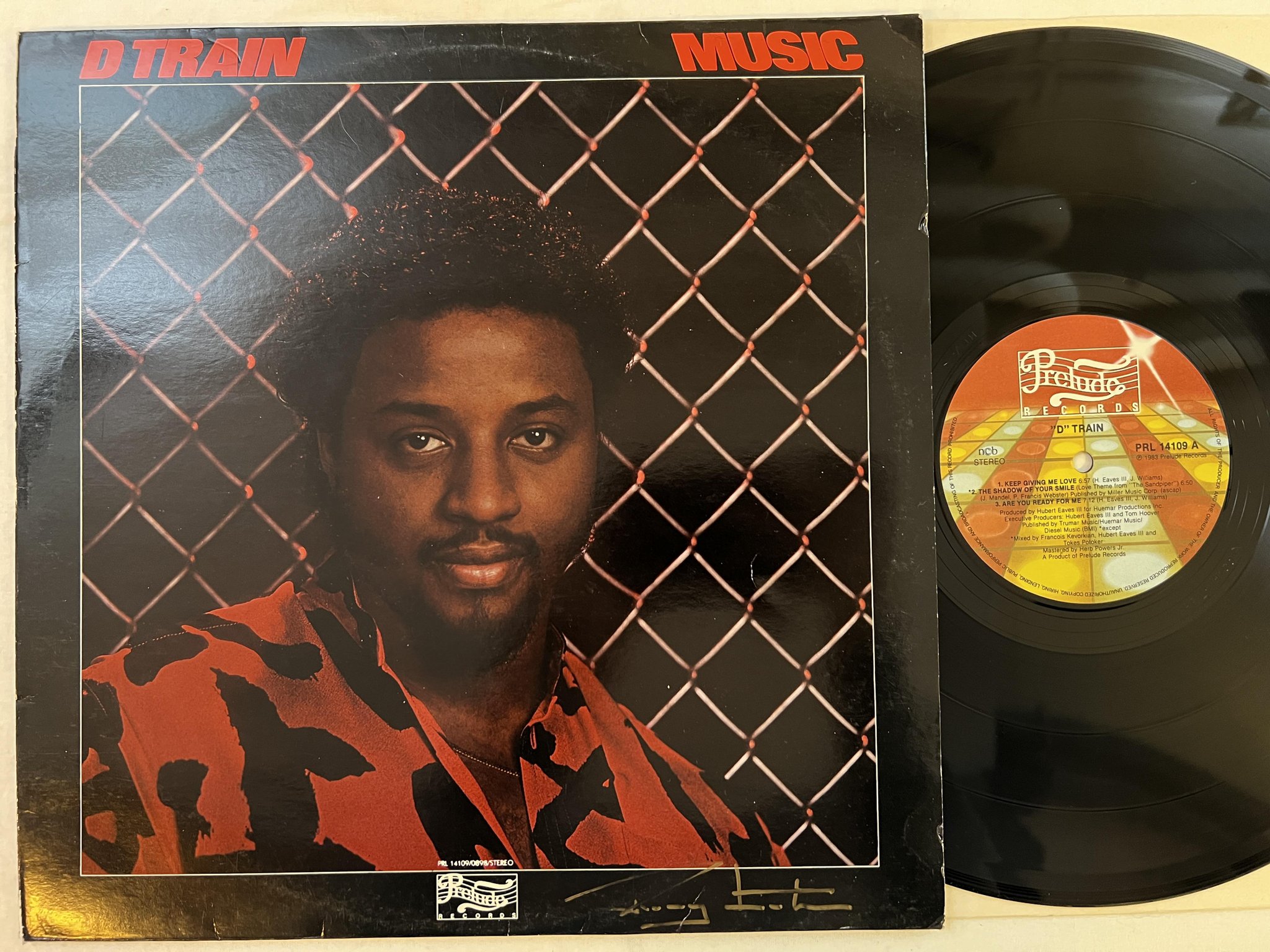 Omslagsbild för skivan D TRAIN music LP -83 ncb PRELUDE PRL 14109 ** DISCO BOOGIE **