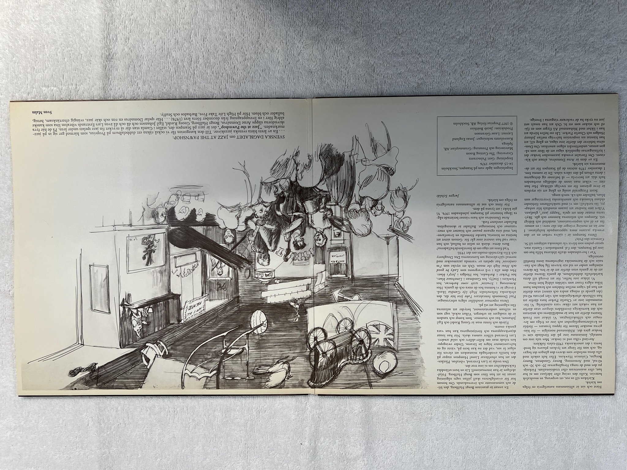 Omslagsbild för skivan JAZZ AT THE PAWNSHOP 2xLP Swe PROPHONE PROPRIUS PROP 7778-79 audiophile