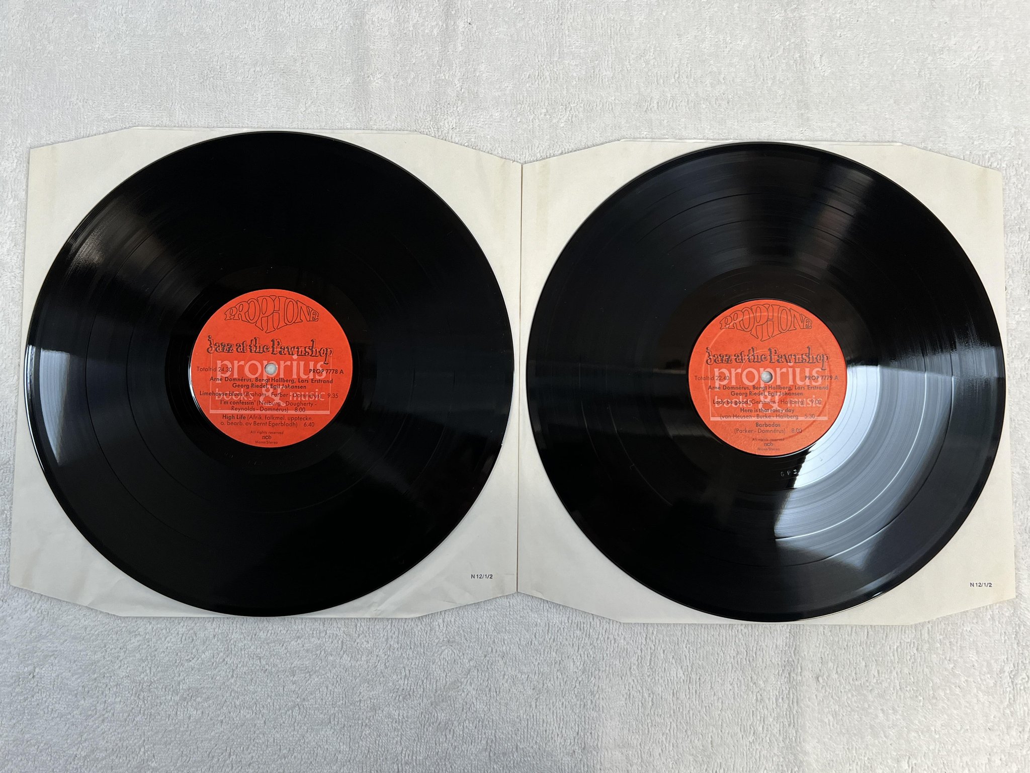 Omslagsbild för skivan JAZZ AT THE PAWNSHOP 2xLP Swe PROPHONE PROPRIUS PROP 7778-79 audiophile